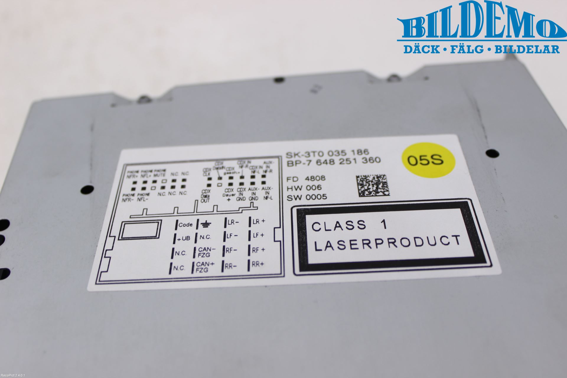 Skoda SUPERB 09-15 Cd Radio - Multimediapanel