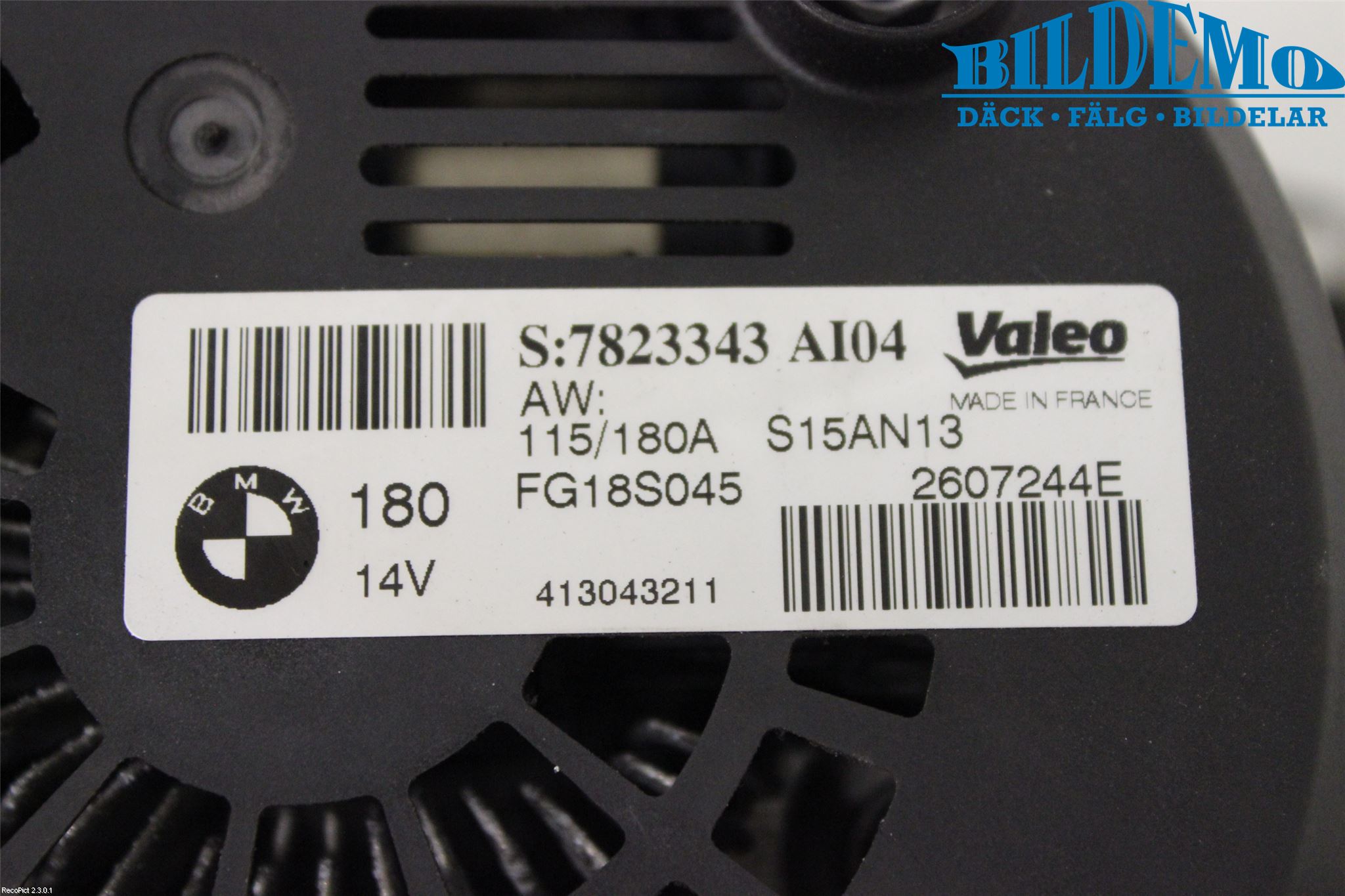 BMW 3 F30/F31/F80 12-19 Generator