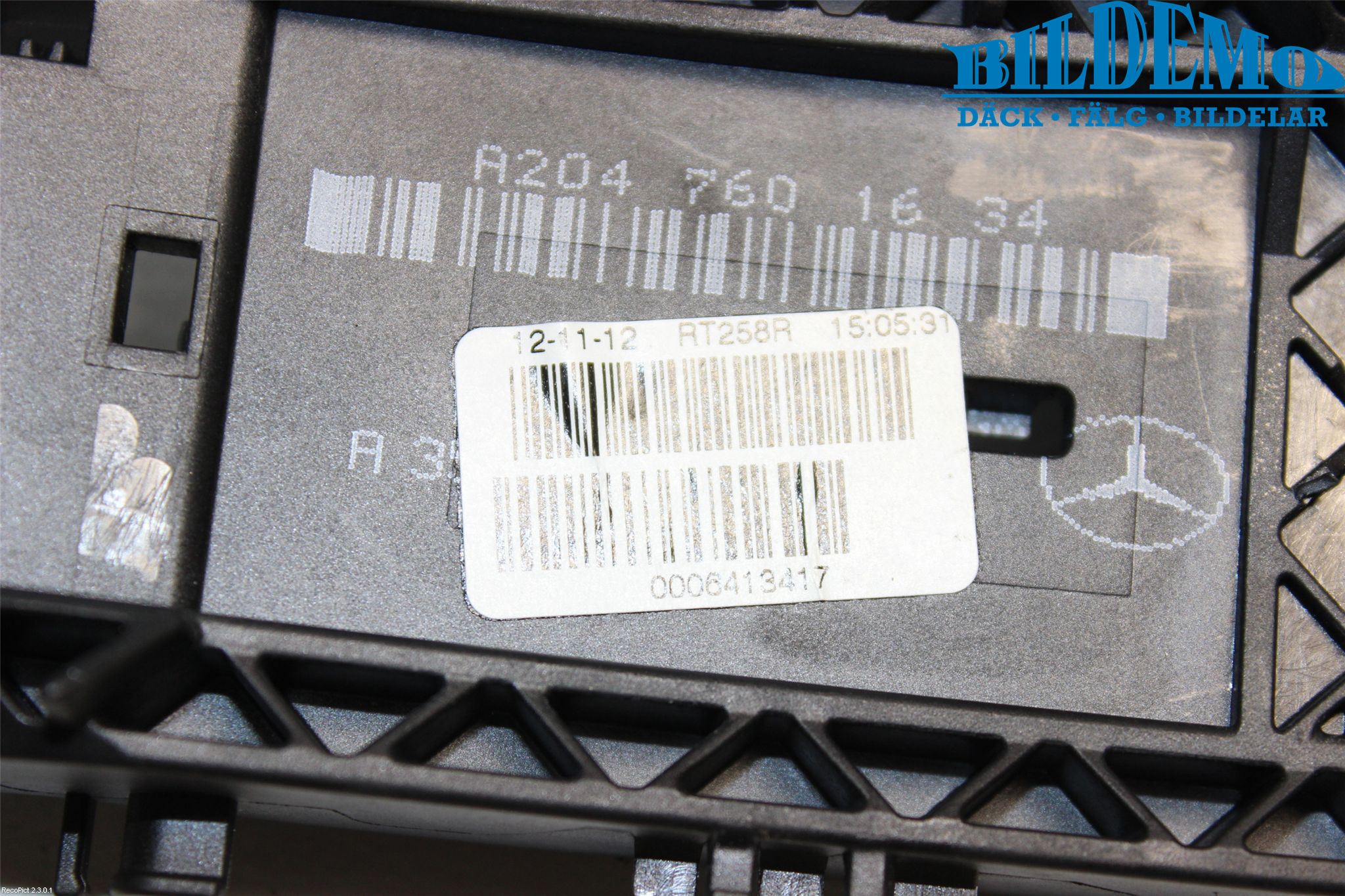 Mercedes-Benz MB C-KLASS (W204) 07-15 Dörrhandtag Yttre Hö