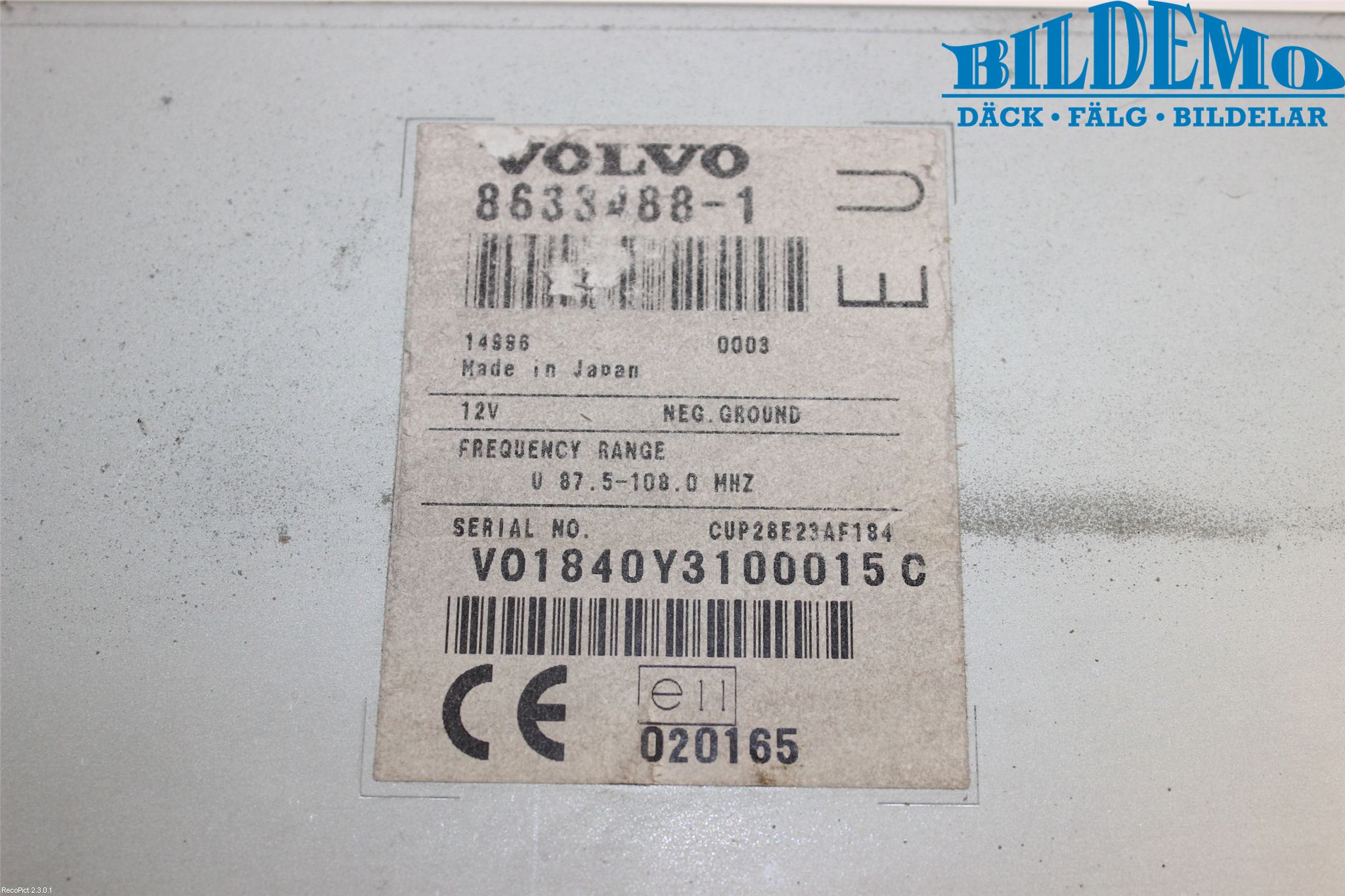 Volvo V70 00-04 Gps Navigator