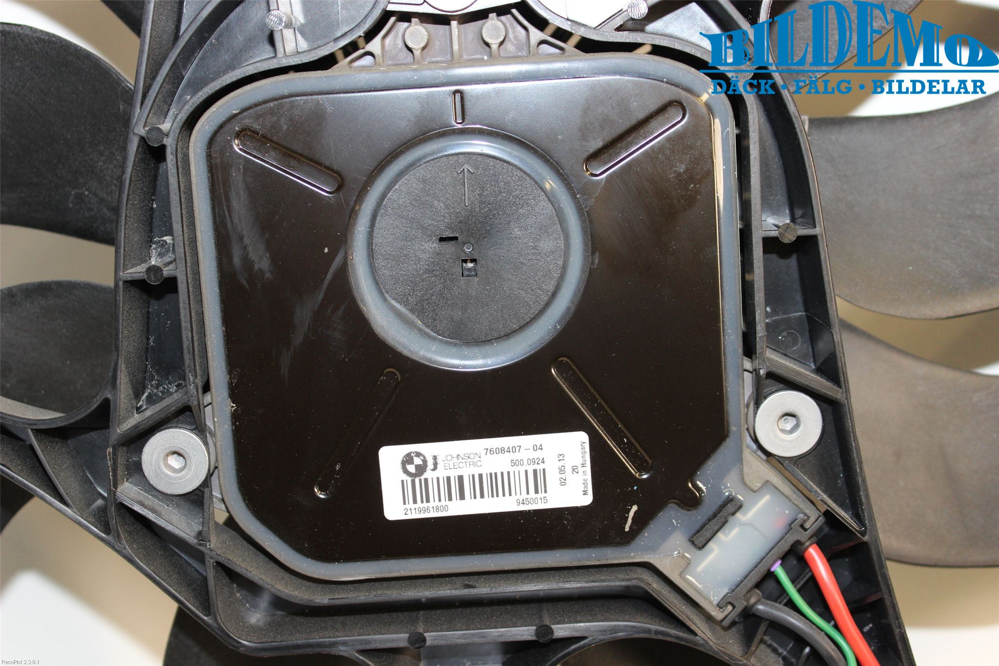 BMW 3 F30/F31/F80 12-19 Kylfläkt El