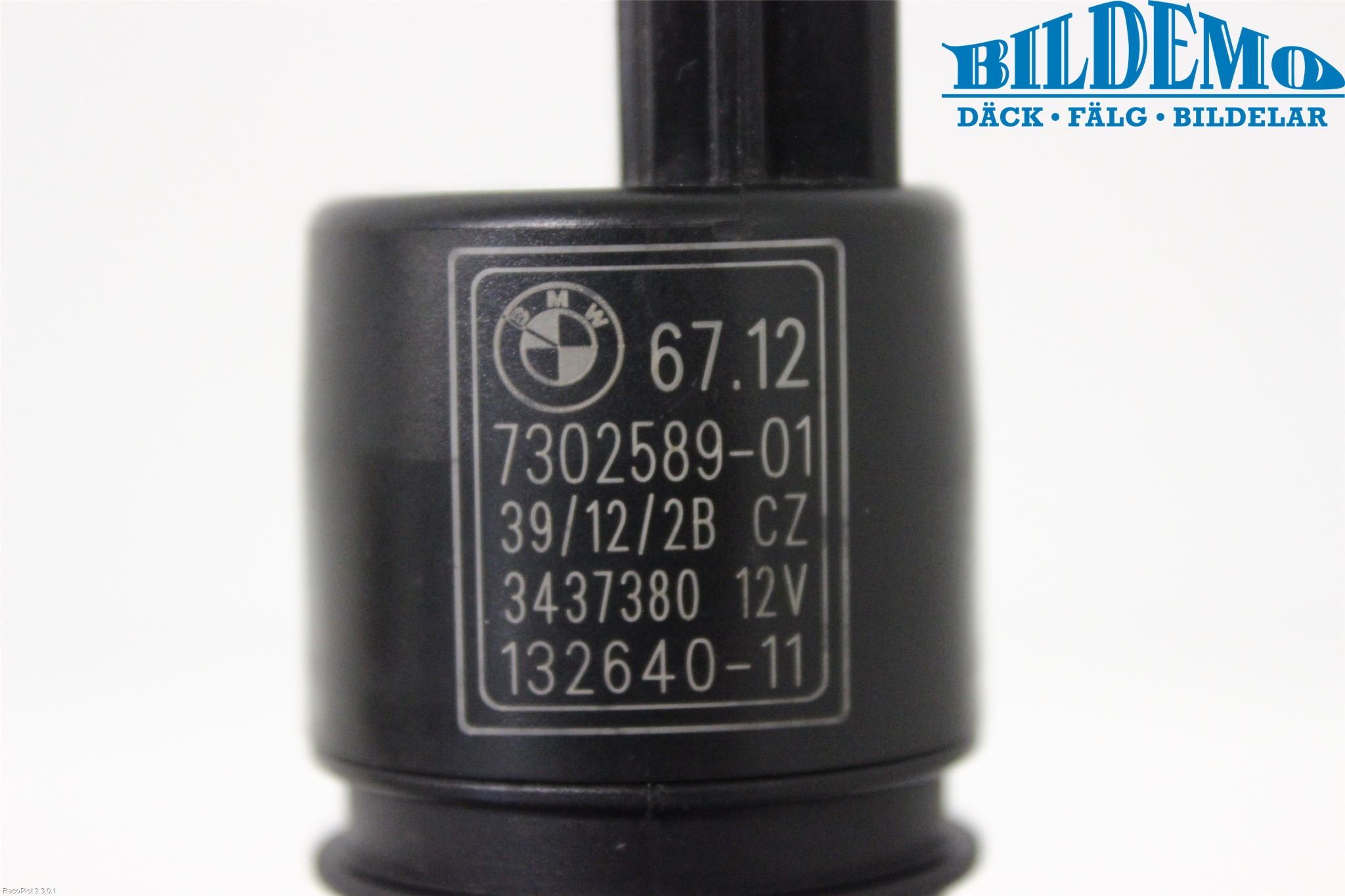 BMW X1 E84 10-15 Spolarpump Vindruta