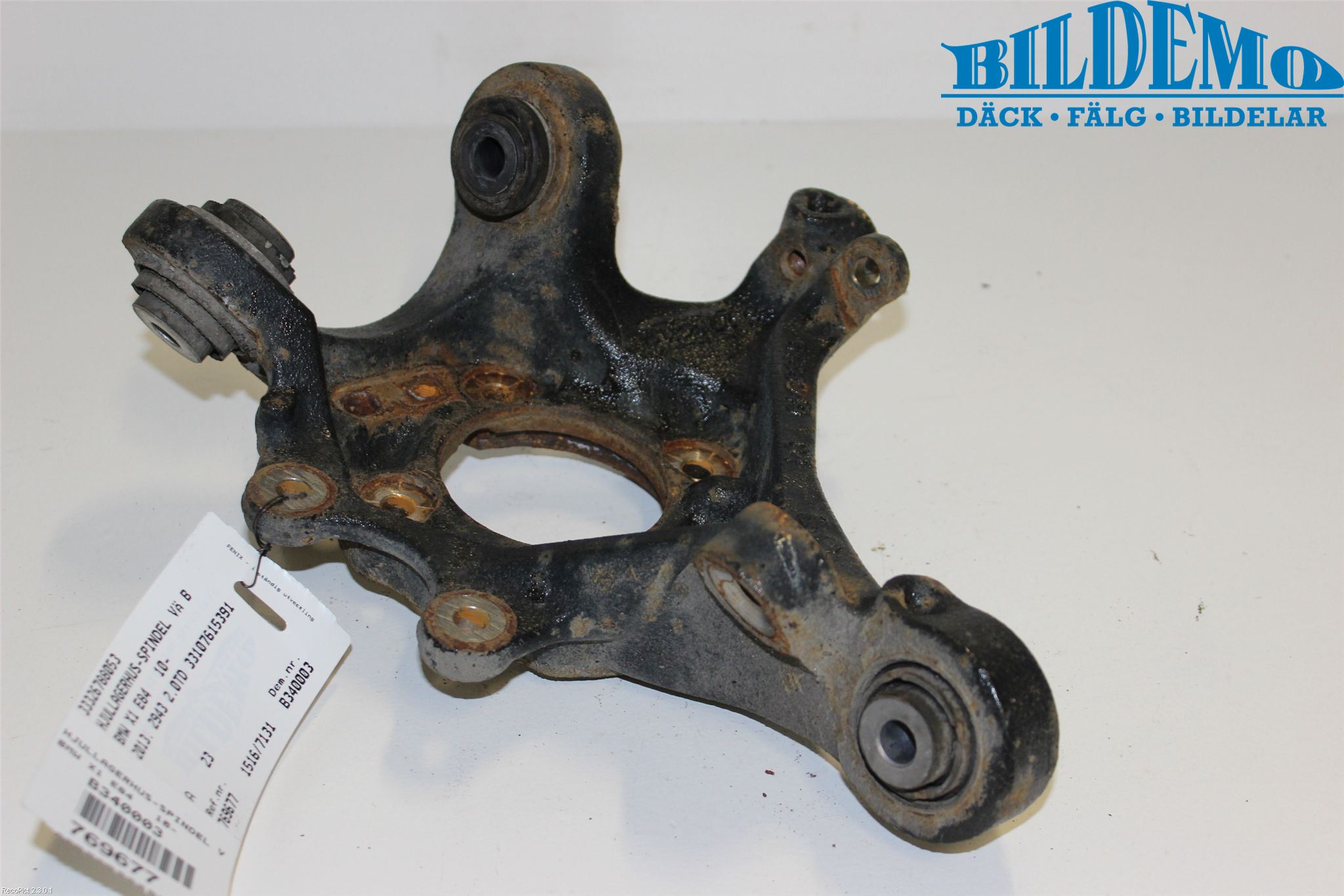 BMW X1 E84 10-15 Hjullagerhus-Spindel Vä B