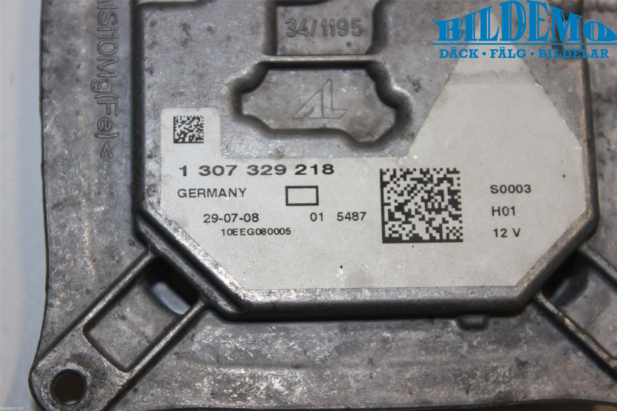 Audi A4/S4 08-11 Styrenhet Strålkastare