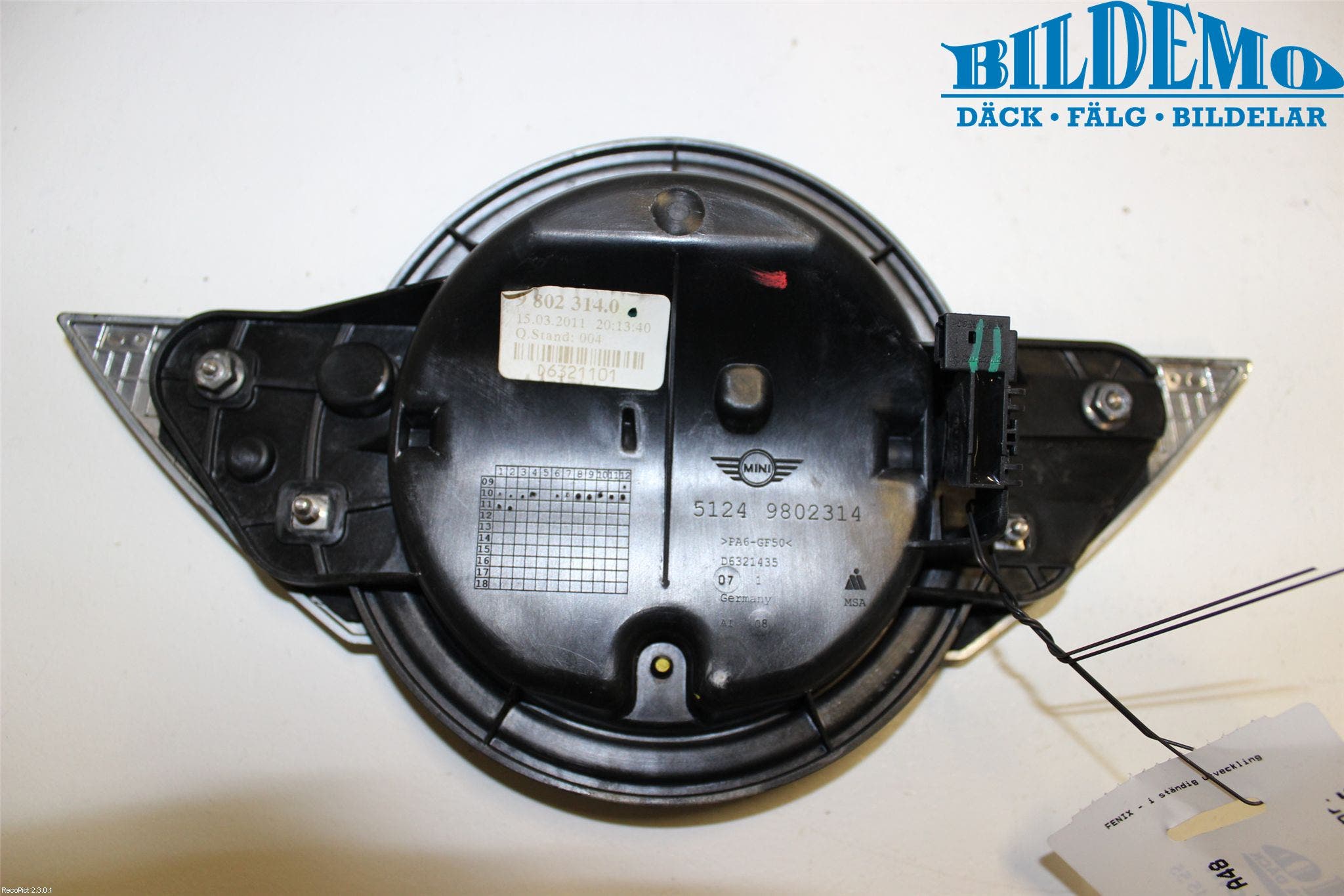 Mini COUNTRYMAN R60 11-16 Bakluckehandtag