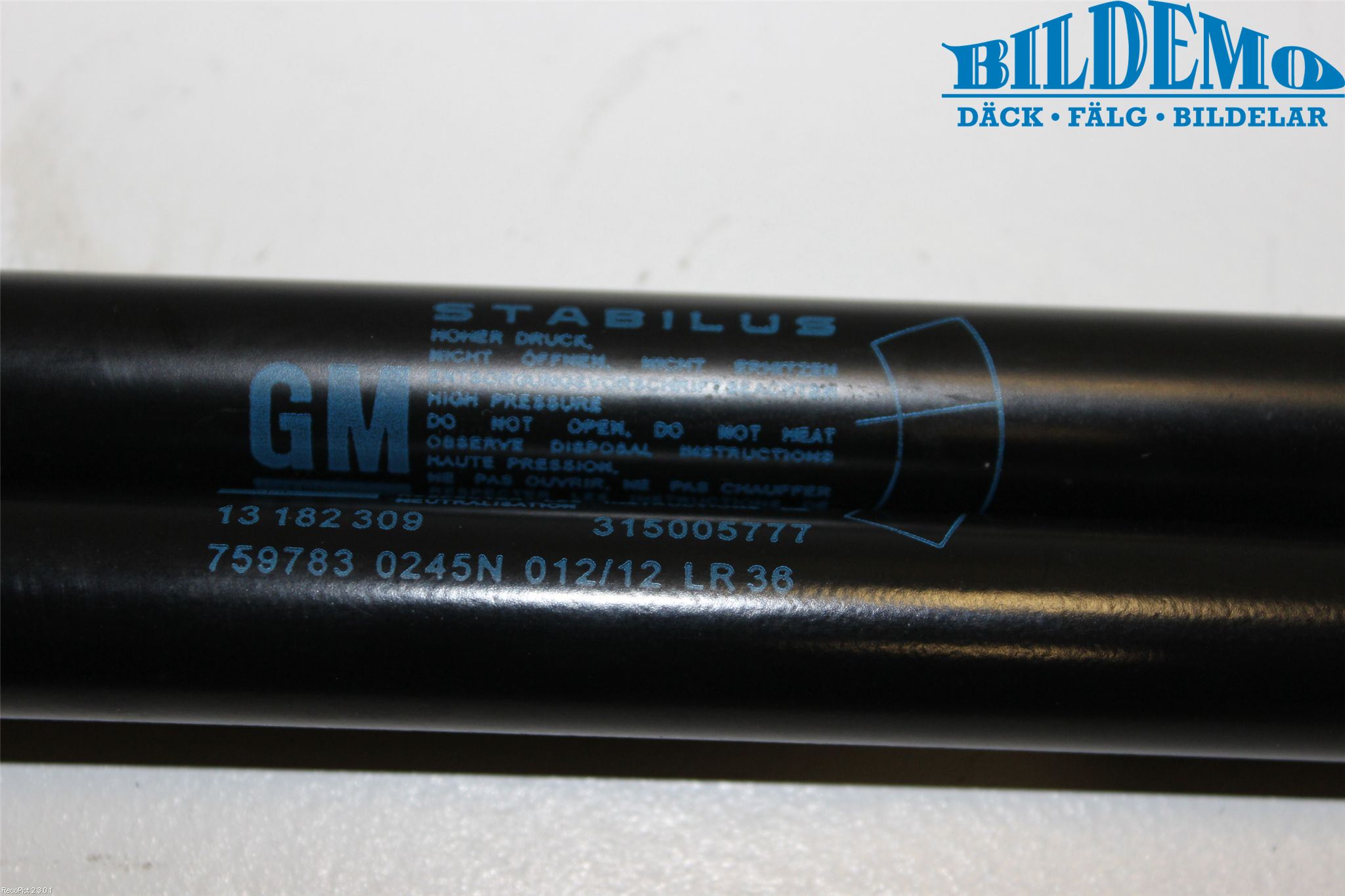 Opel CORSA D 07-14 Gasfjäder Baklucka