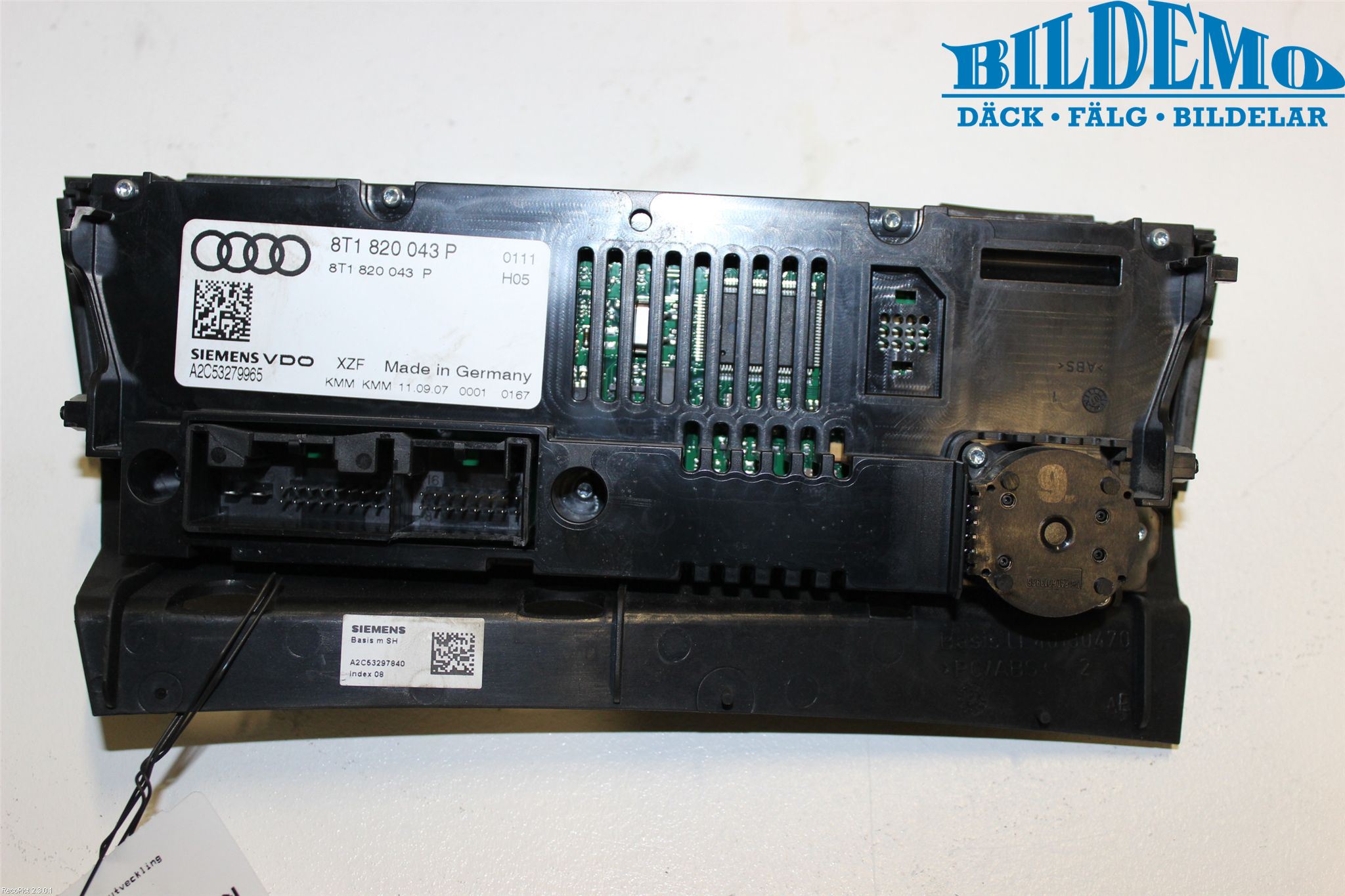 Audi A5 07-16 Ac Styrenhet Ac Manöveren