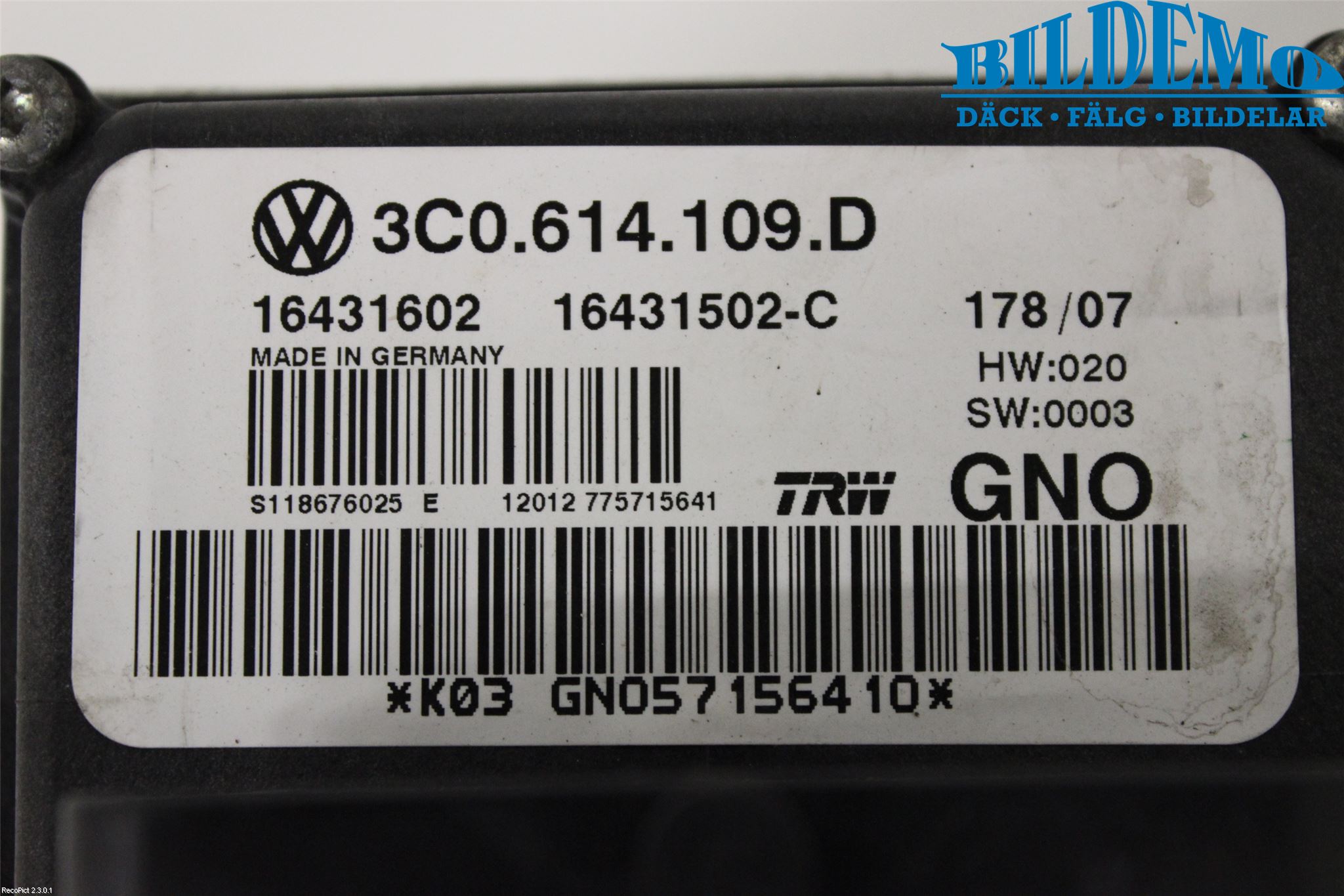 Volkswagen VW PASSAT 05-11 Abs Hydraulaggregat