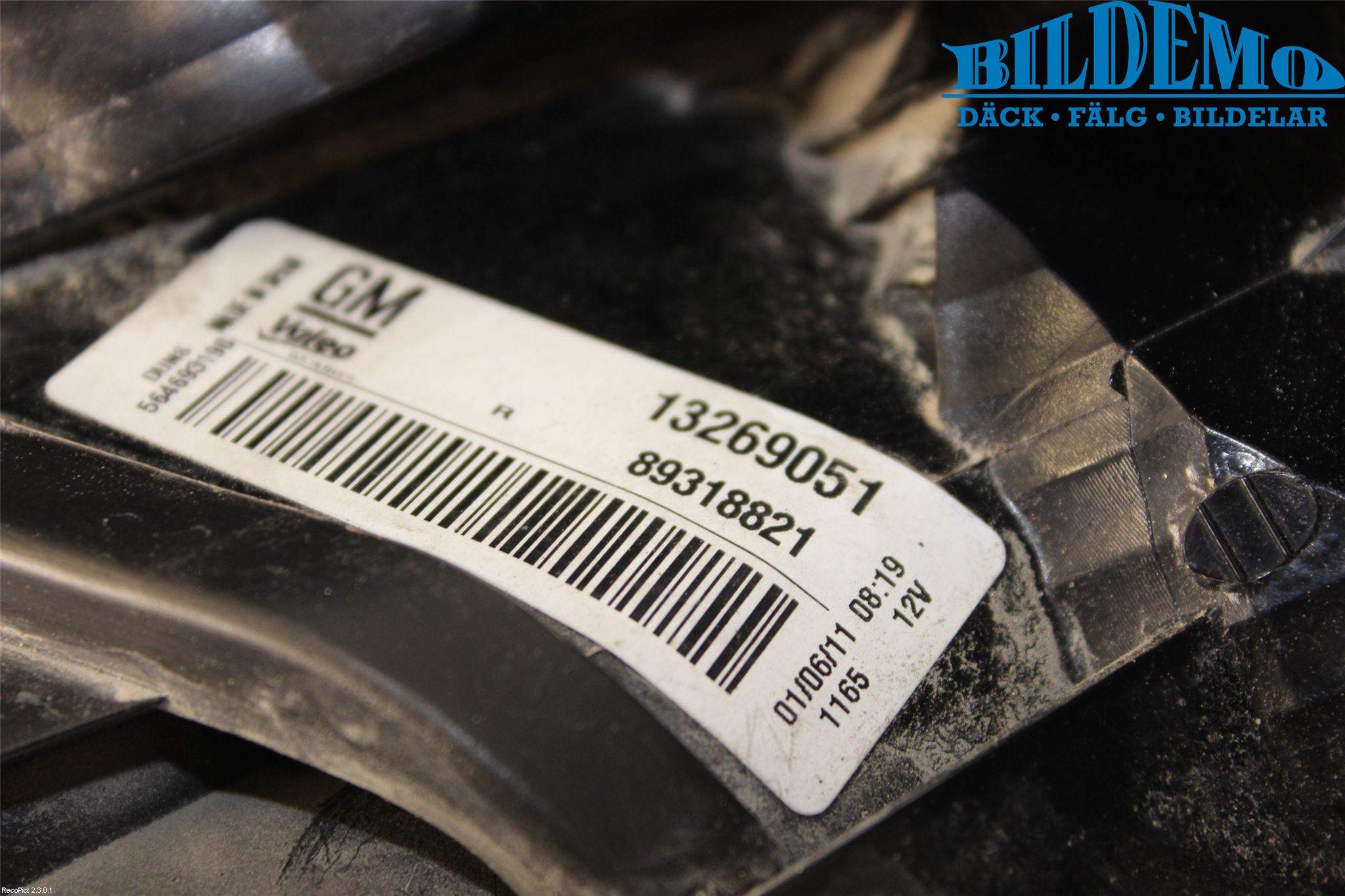 Opel CORSA D 07-14 Bakljus Höger