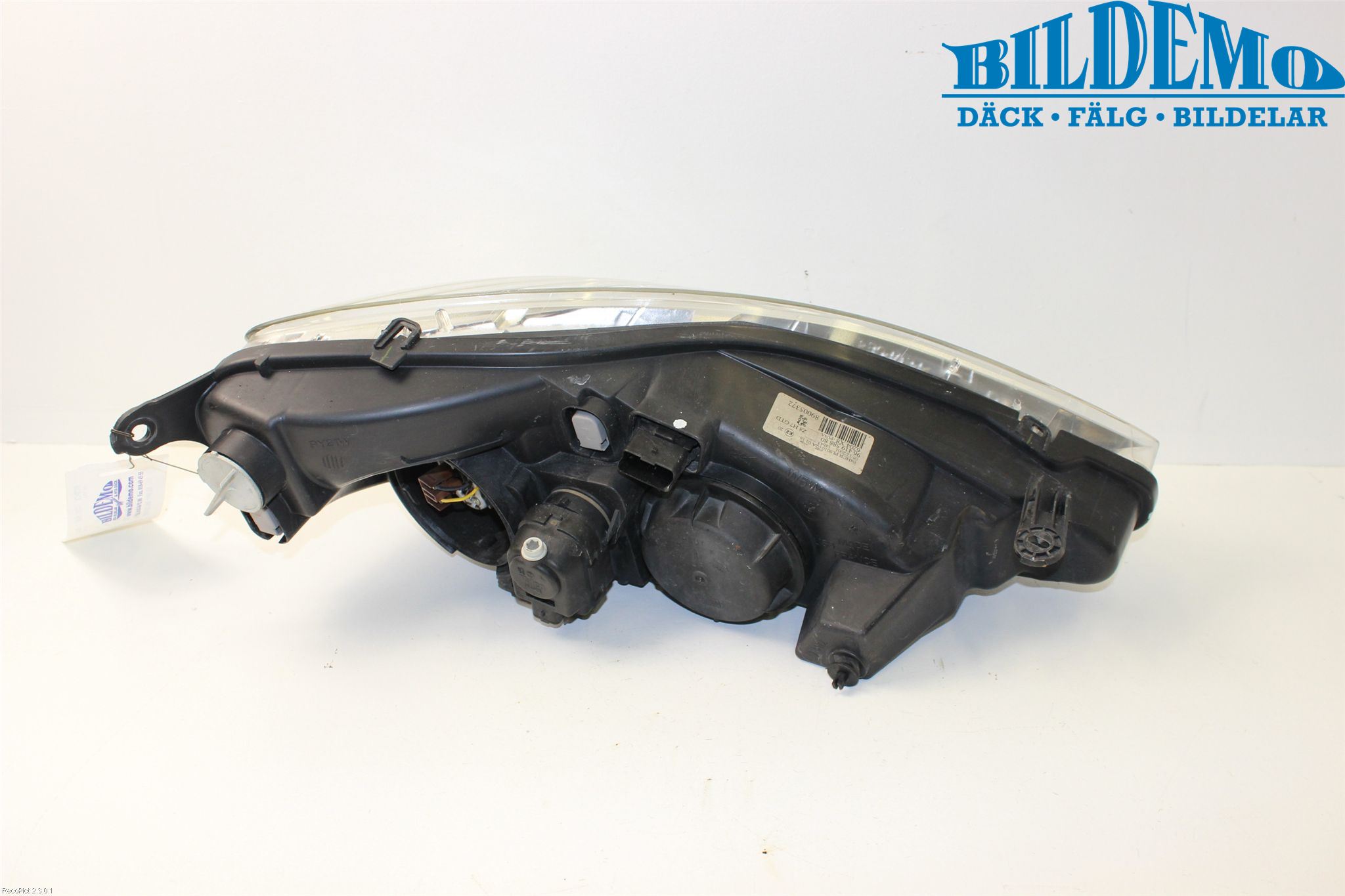 Peugeot 607 Strålkastare Vänster