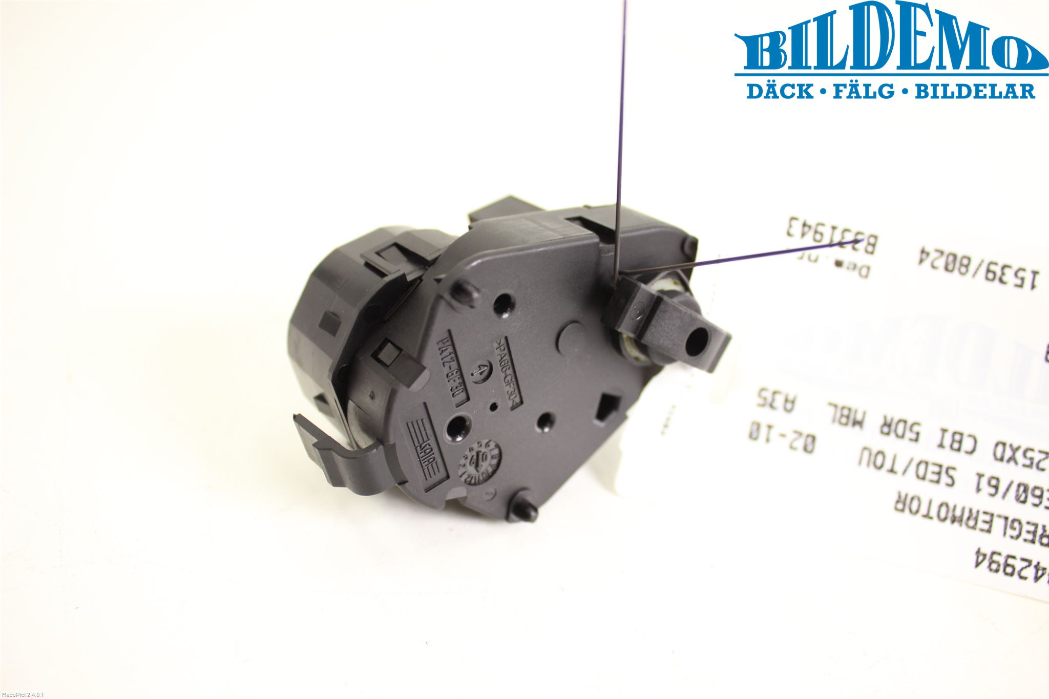 BMW 5 E60/61 Sed/Tou 02-10 Värme Reglermotor