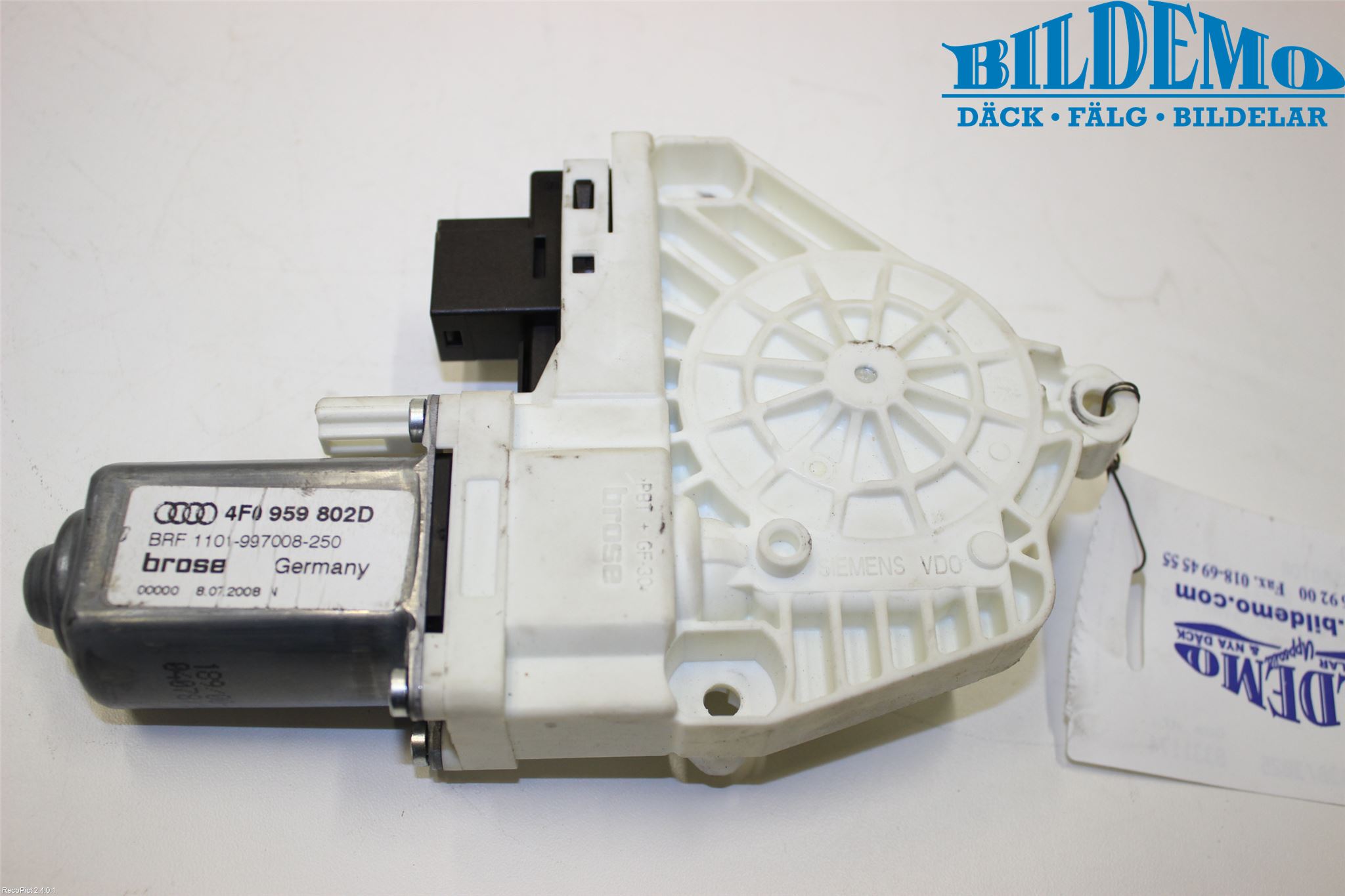 Audi A6/S6     05-11 Fönsterhissmotor