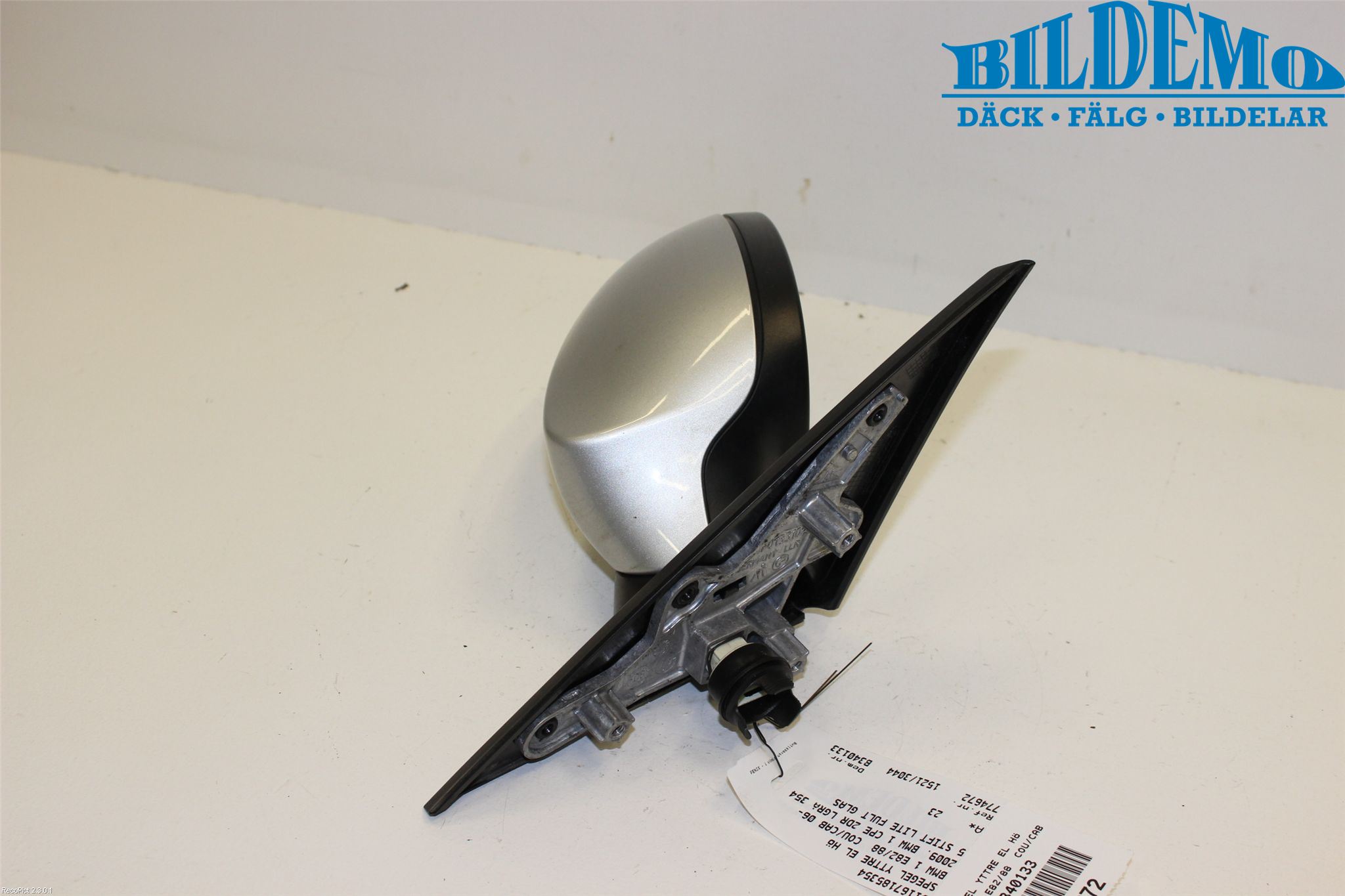 BMW 1 E82/88 Coupé/Cab 06-13 Spegel Yttre El Hö