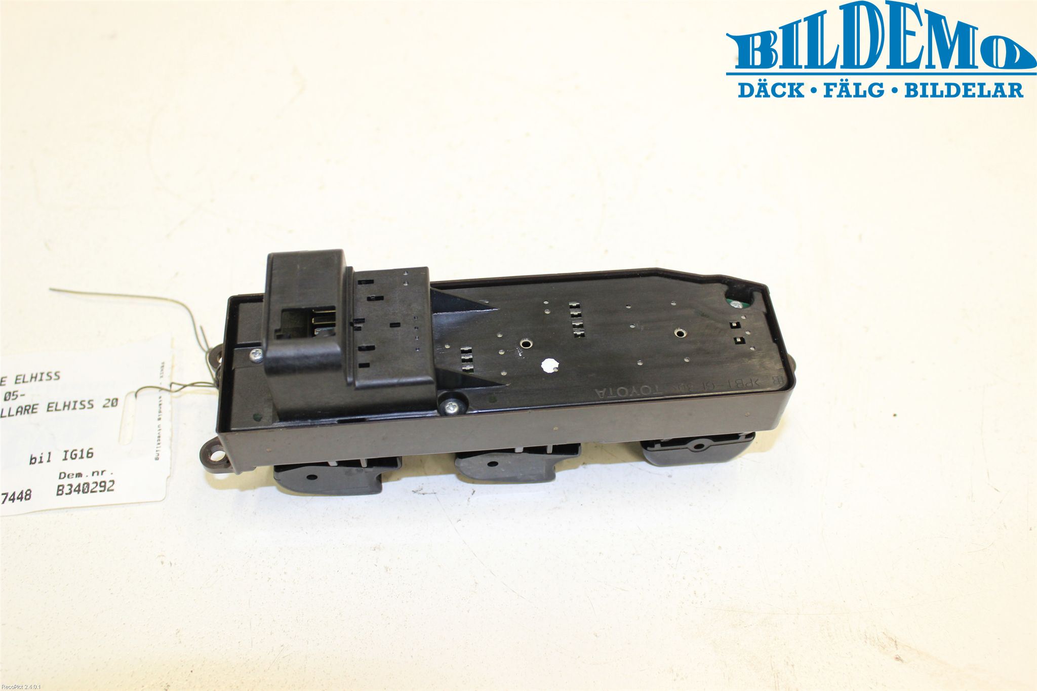 Toyota HILUX 05-16 Strömställare Elhiss