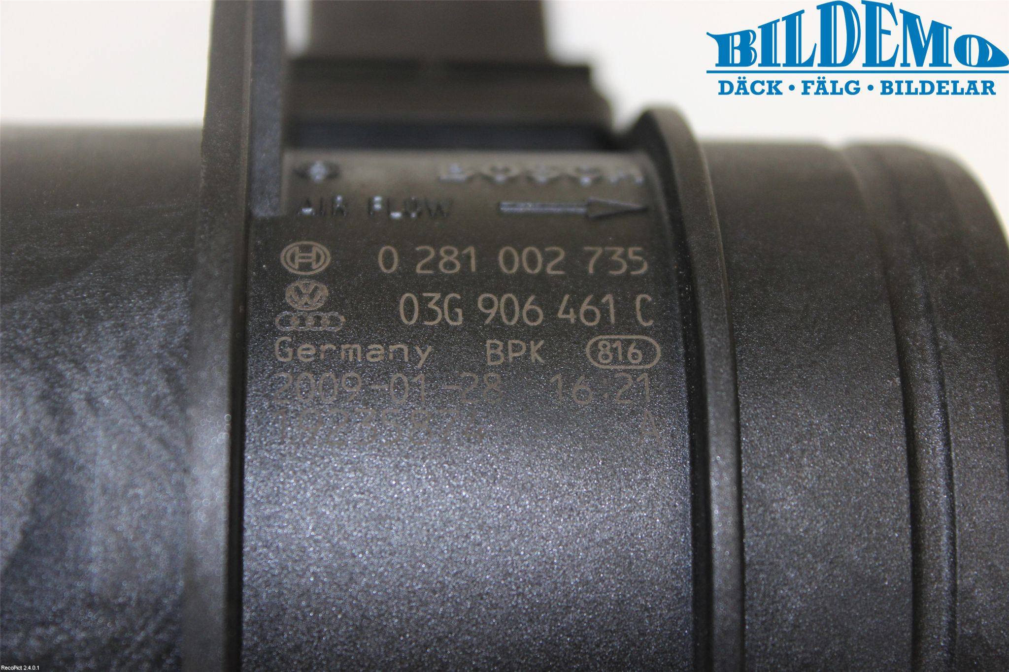 Audi A6/S6     05-11 Injluftmassamätare