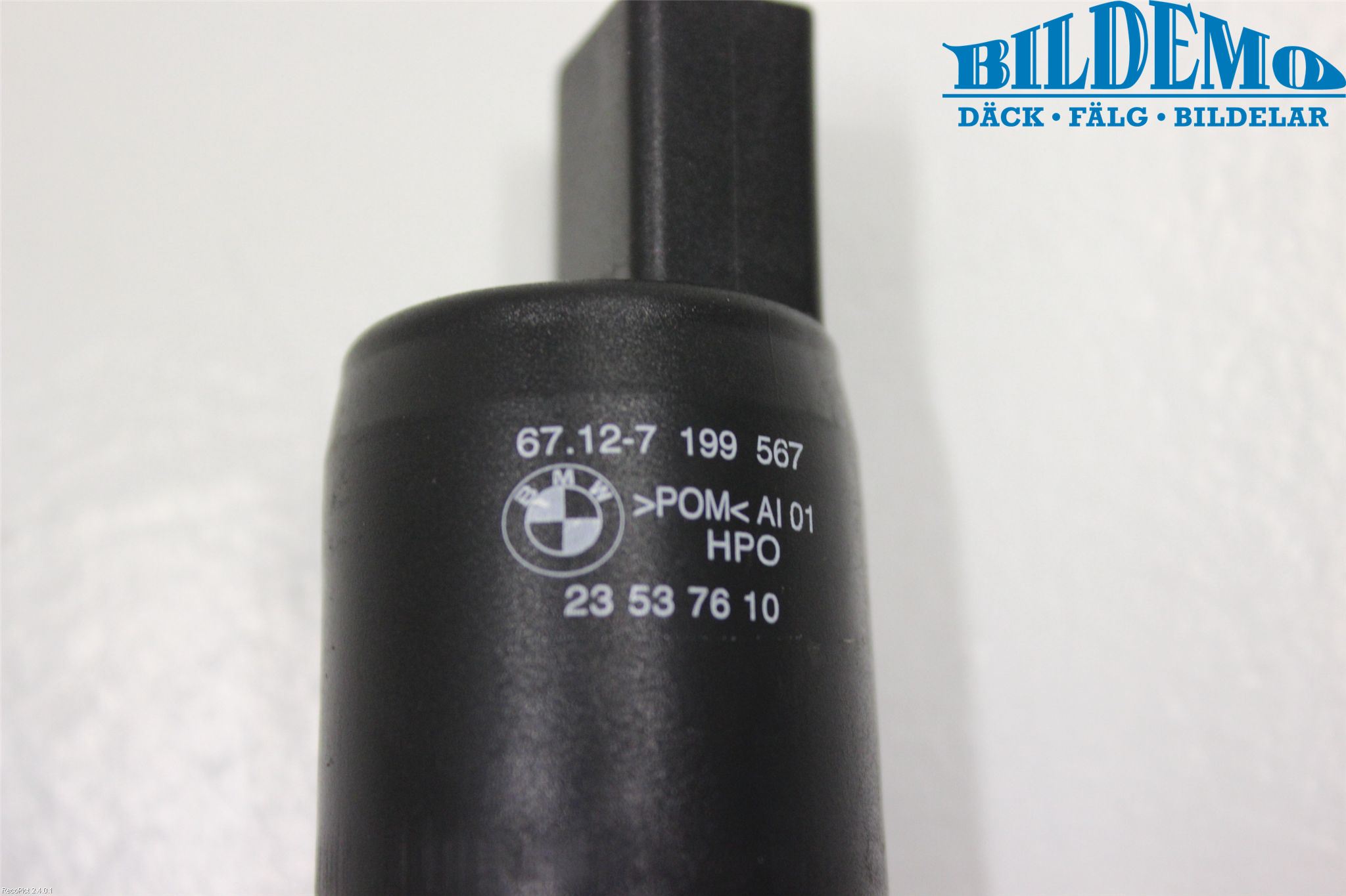 BMW 5 E60/61 Sed/Tou 02-10 Spolarpump Baklucka