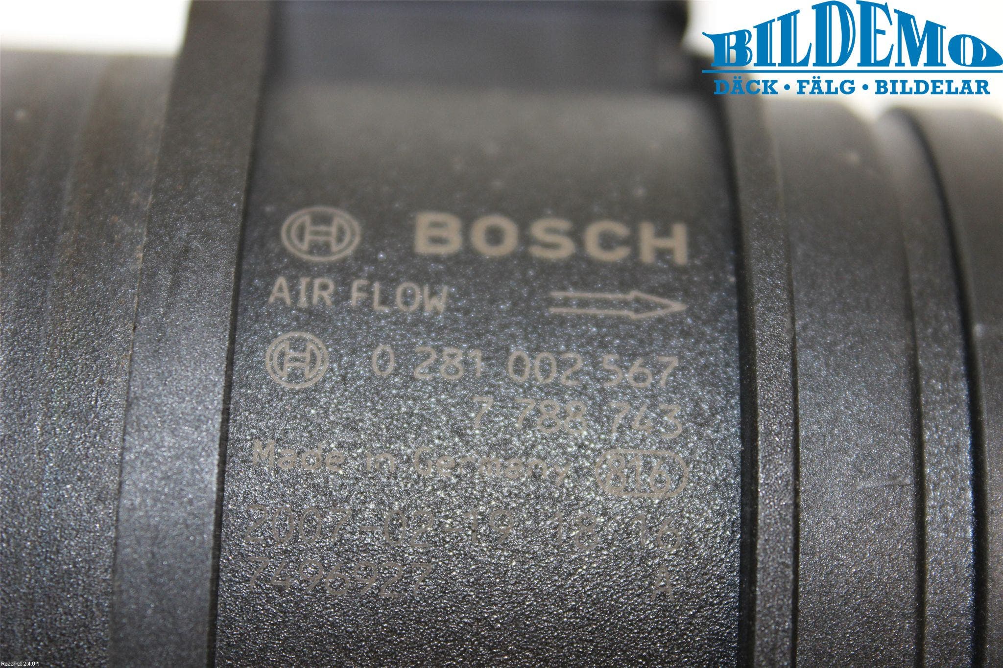 BMW 1 E87/81 5D/3D 03-11 Injluftmassamätare