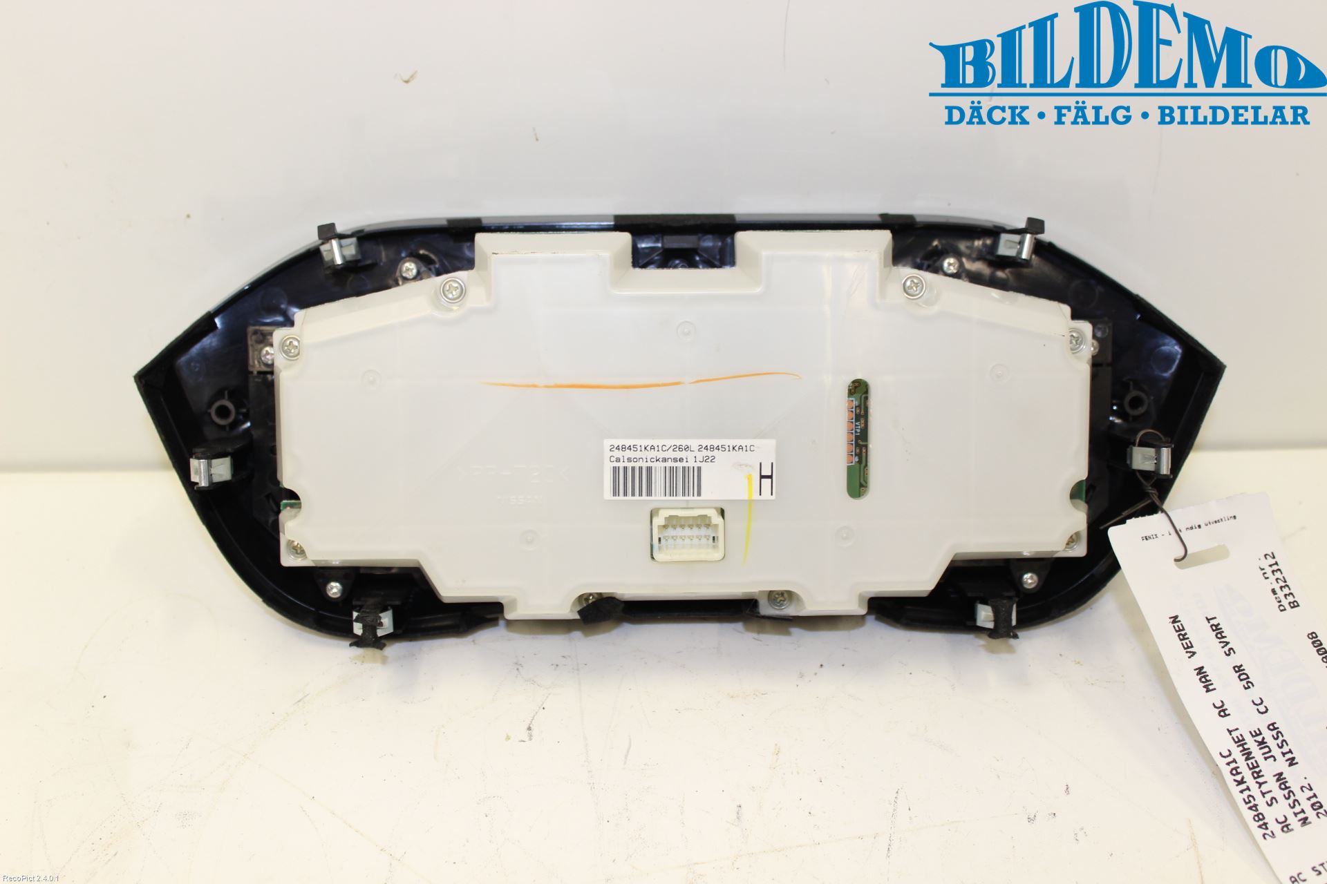 Nissan JUKE 10-14 Ac Styrenhet Ac Manöveren