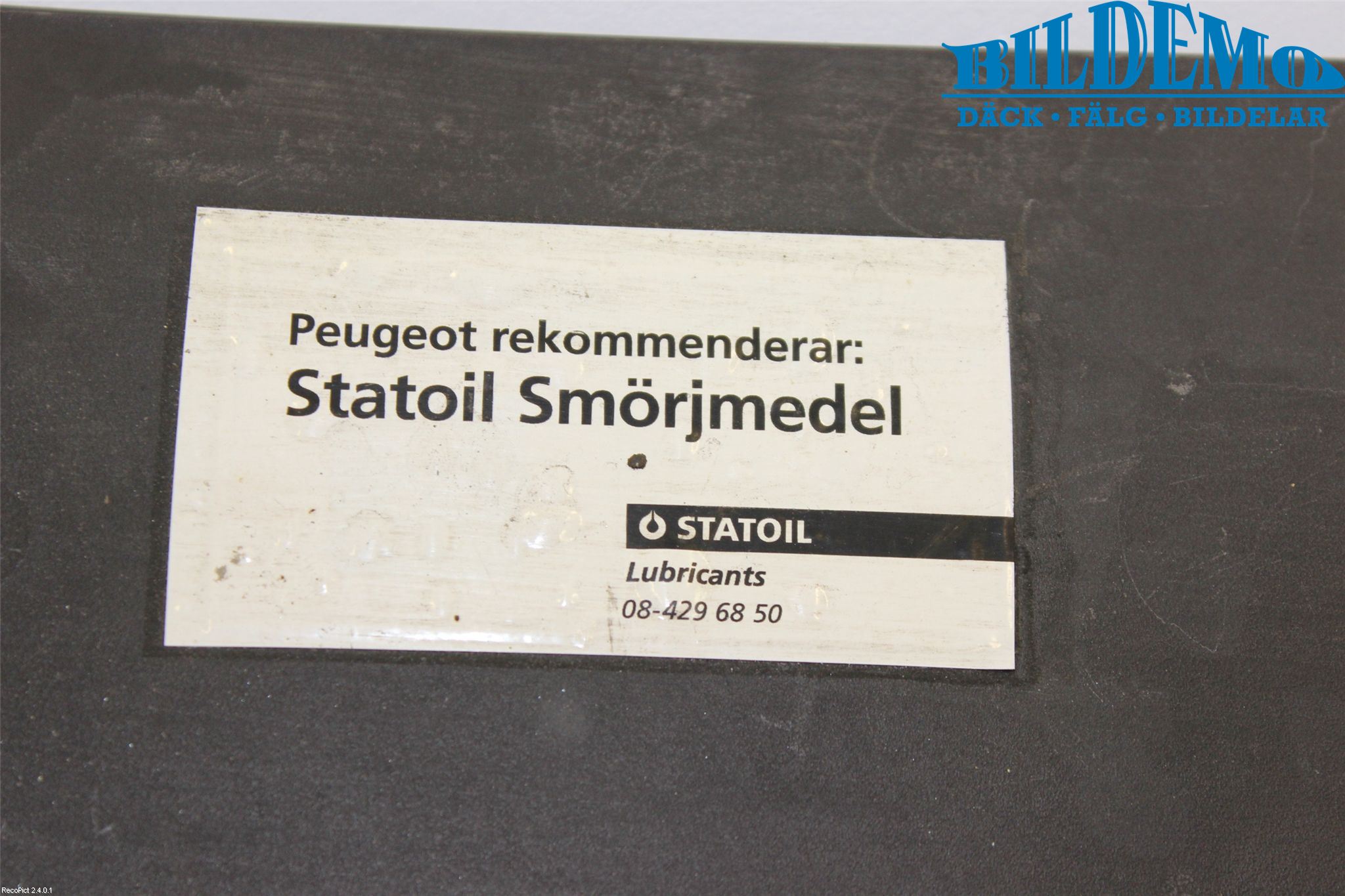 Peugeot 407 Frontplåt