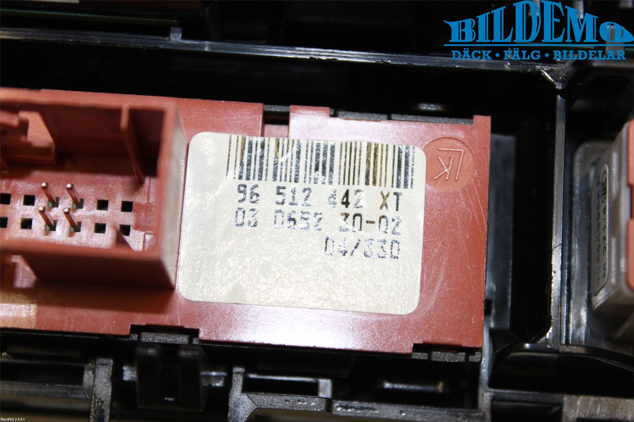 Peugeot 407 Ac Styrenhet Ac Manöveren