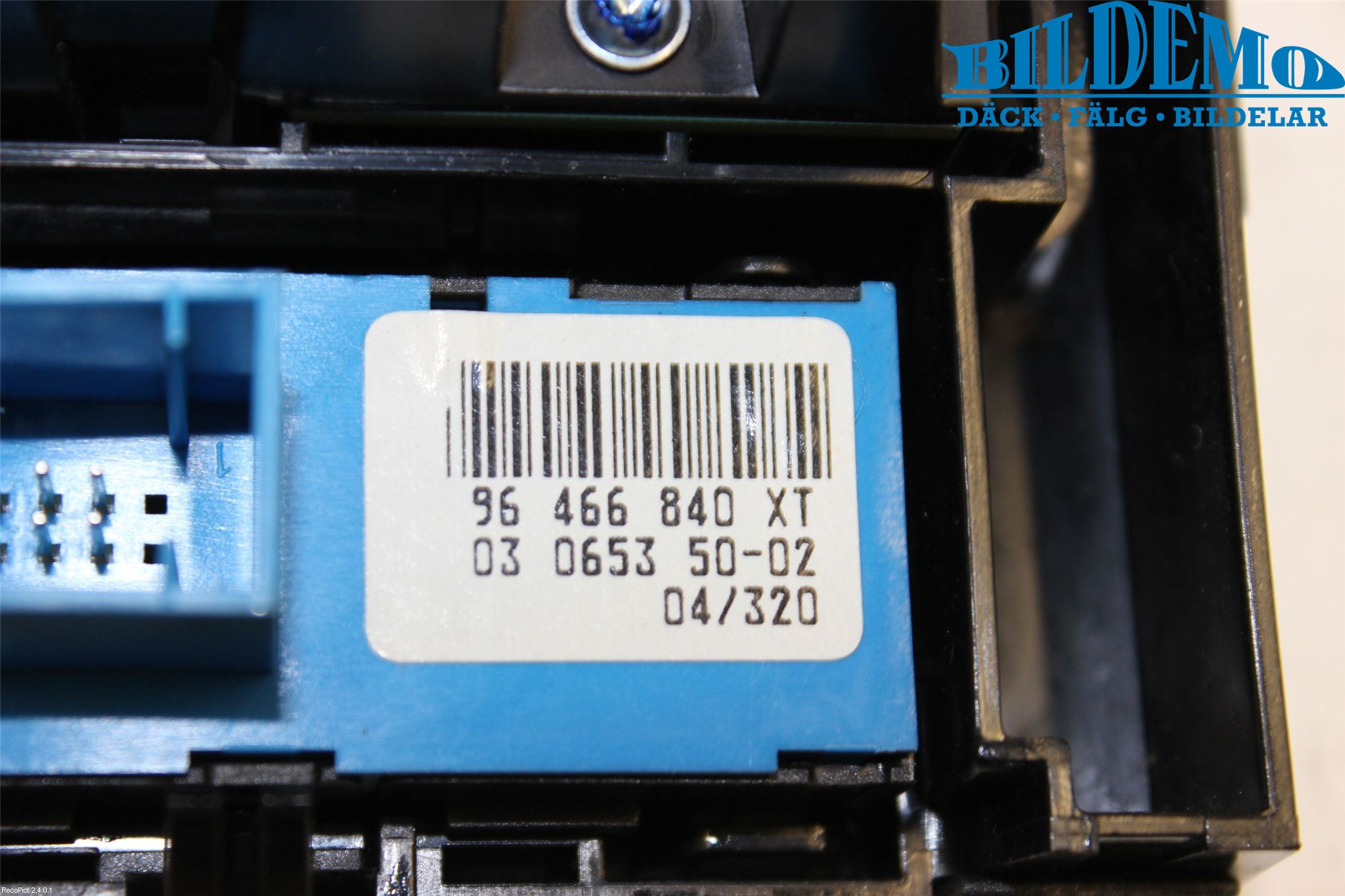 Peugeot 407 Ac Styrenhet Ac Manöveren