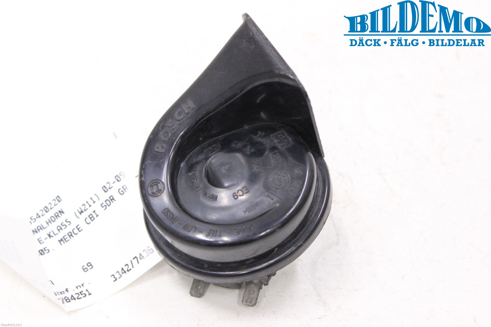 Mercedes-Benz MB E-KLASS (W211) 02-09 Signalhorn