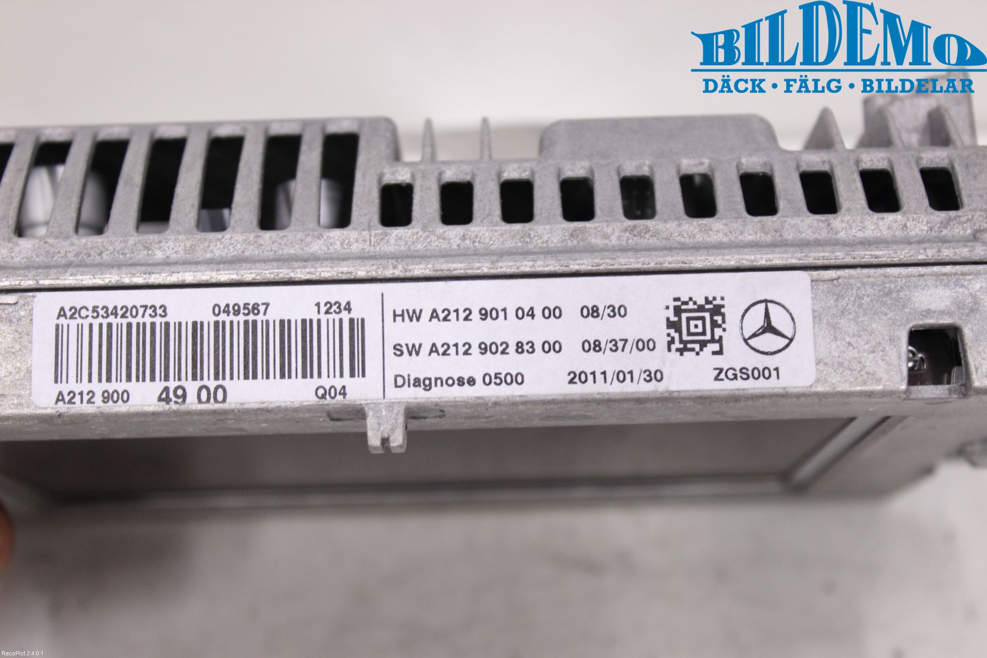Mercedes-Benz MB E-KLASS (W212) 09-16 Färddator