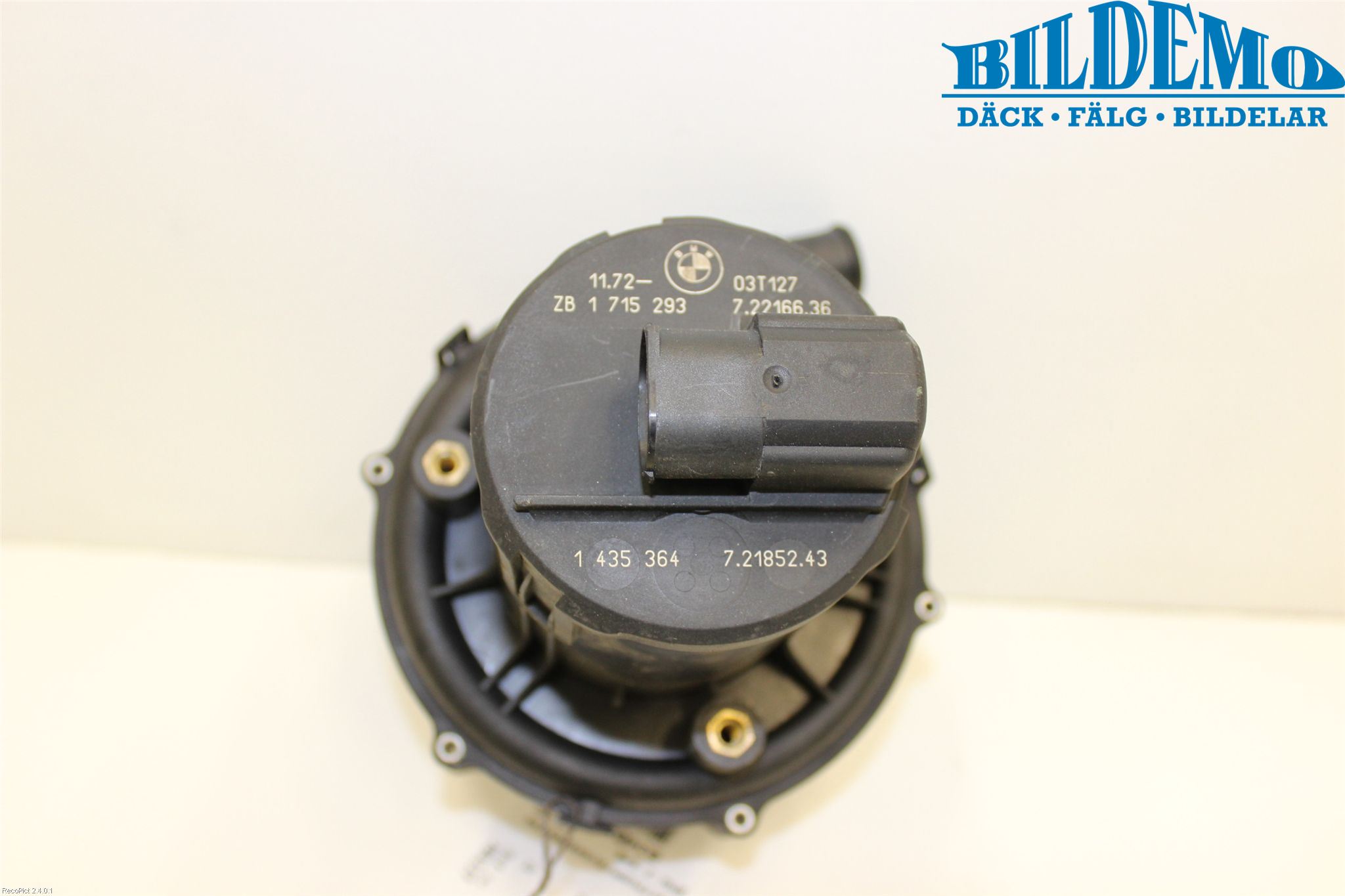 BMW 3 E46      98-05 Luftpump-Avgasrening