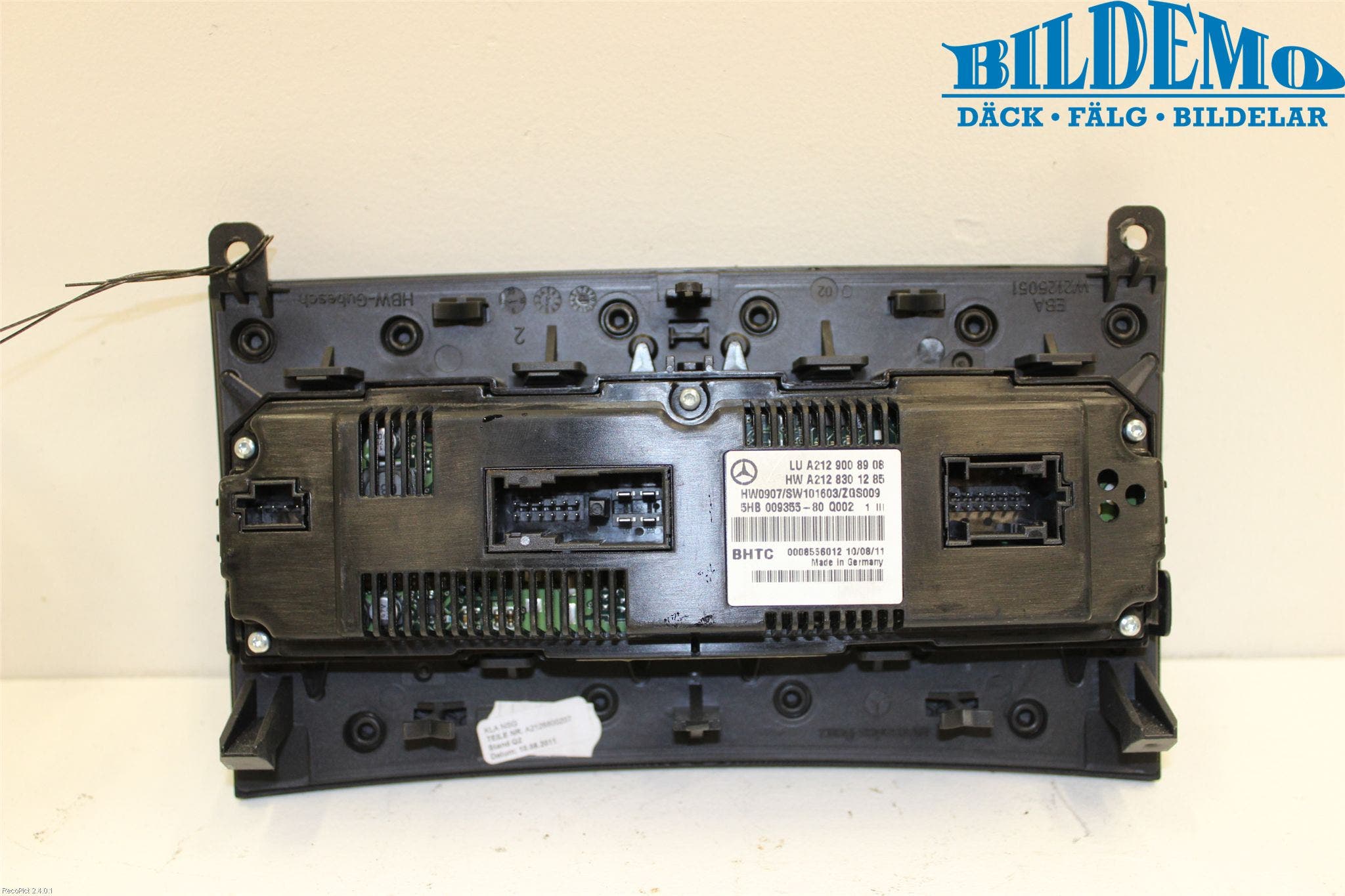 Mercedes-Benz MB E-KLASS (W212) 09-16 Ac Styrenhet Ac Manöveren