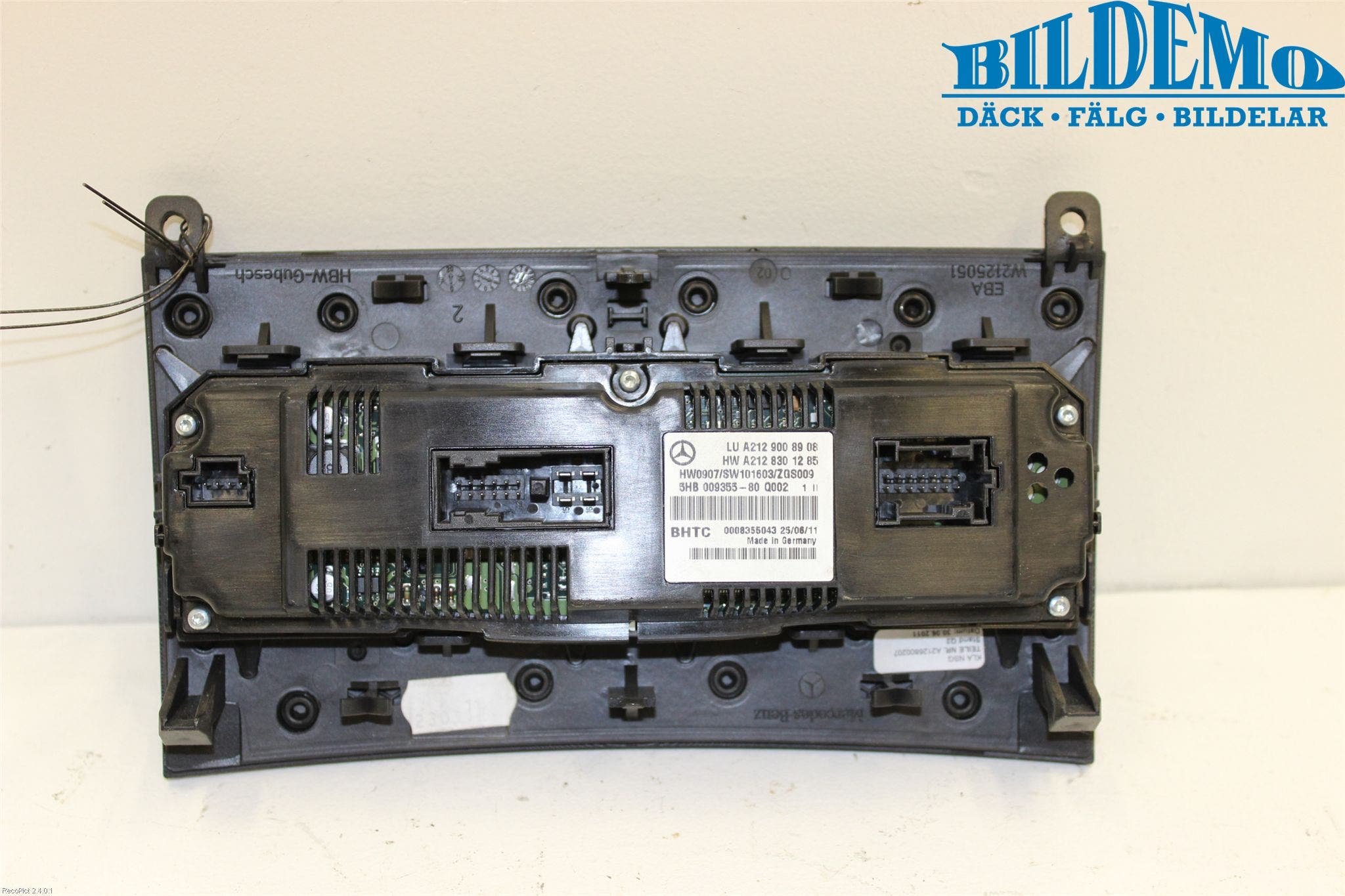 Mercedes-Benz MB E-KLASS (W212) 09-16 Ac Styrenhet Ac Manöveren