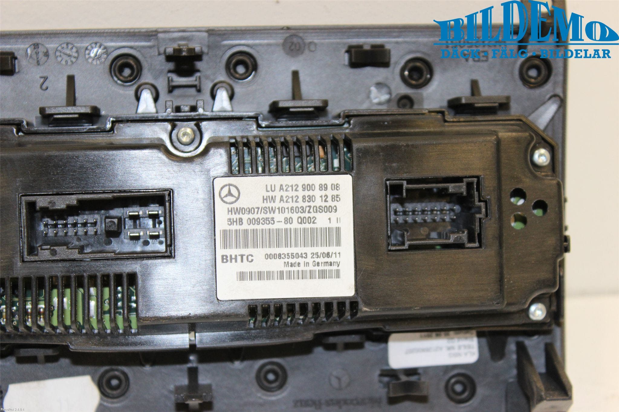 Mercedes-Benz MB E-KLASS (W212) 09-16 Ac Styrenhet Ac Manöveren