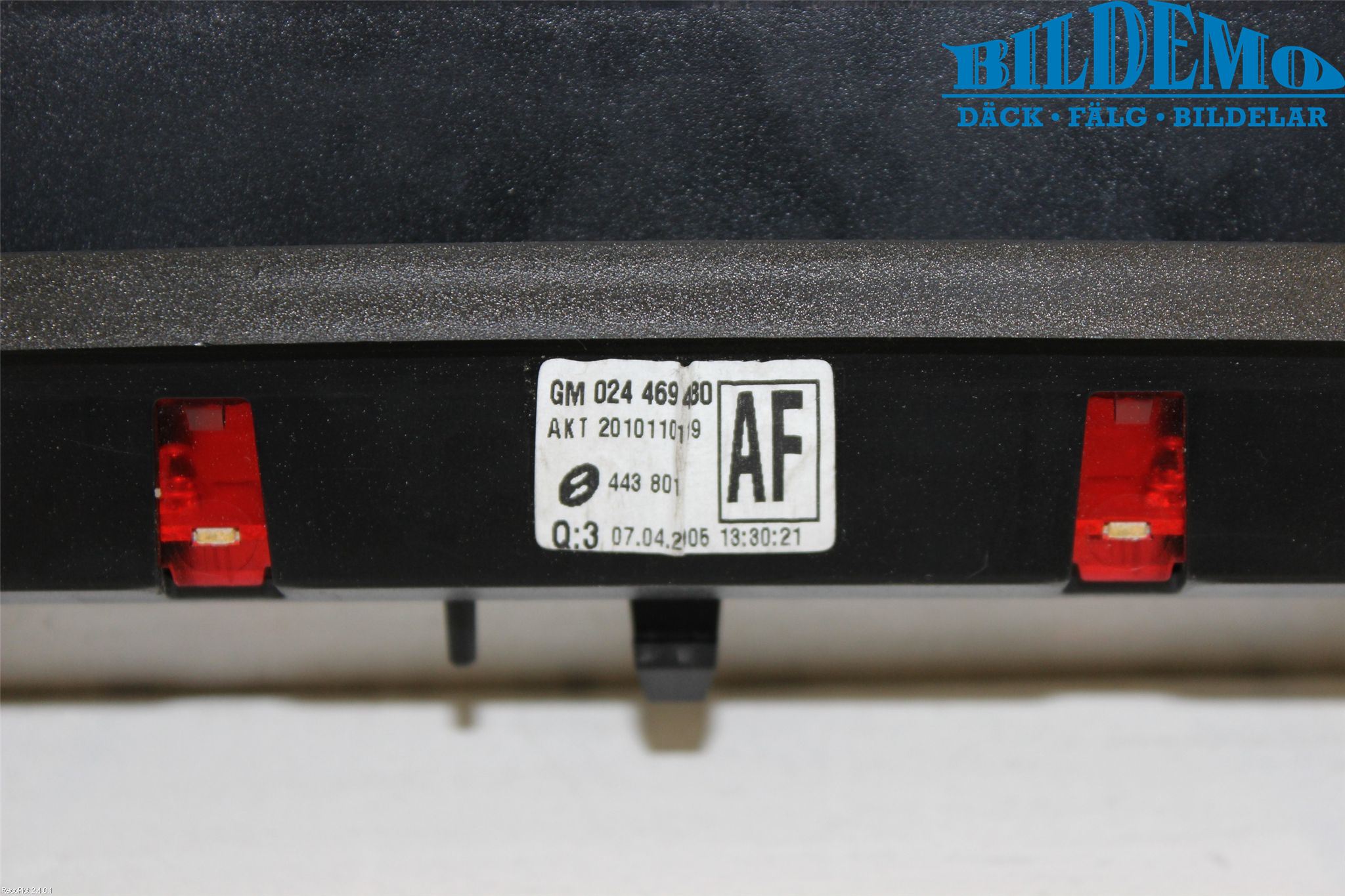 Opel VECTRA C 02-05 Bromsljus Bakruta