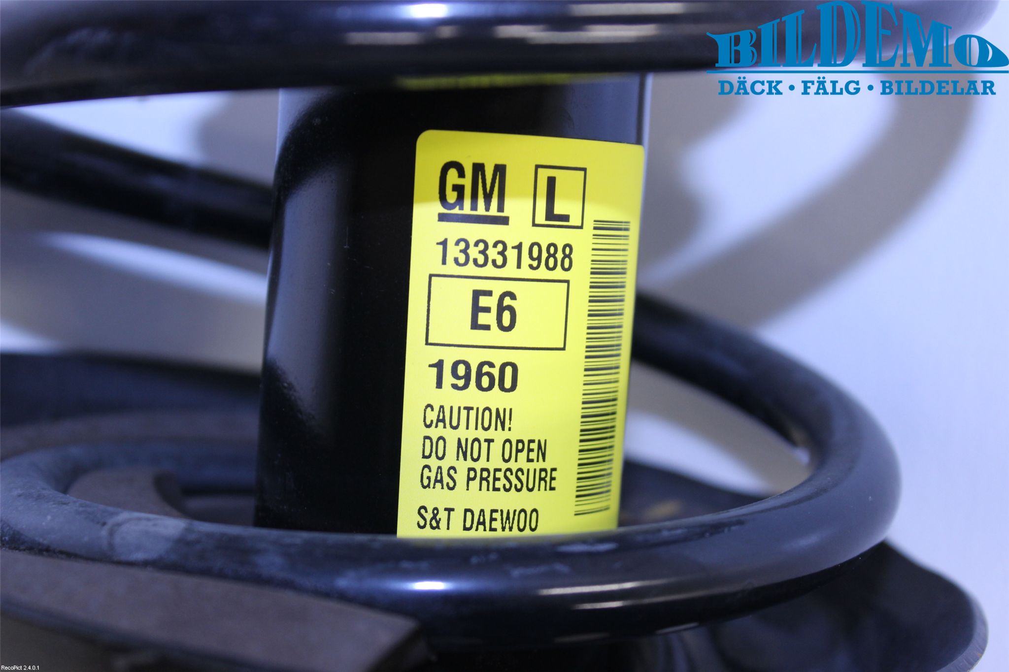 GM CHEVROLET CRUZE Fjäderben Fram Vänster