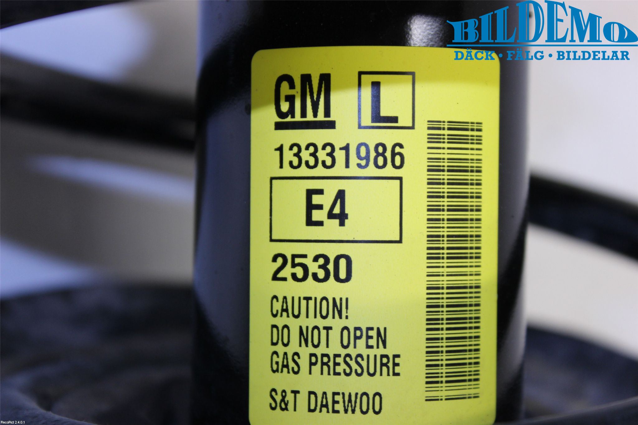 GM CHEVROLET CRUZE Fjäderben Fram Vänster