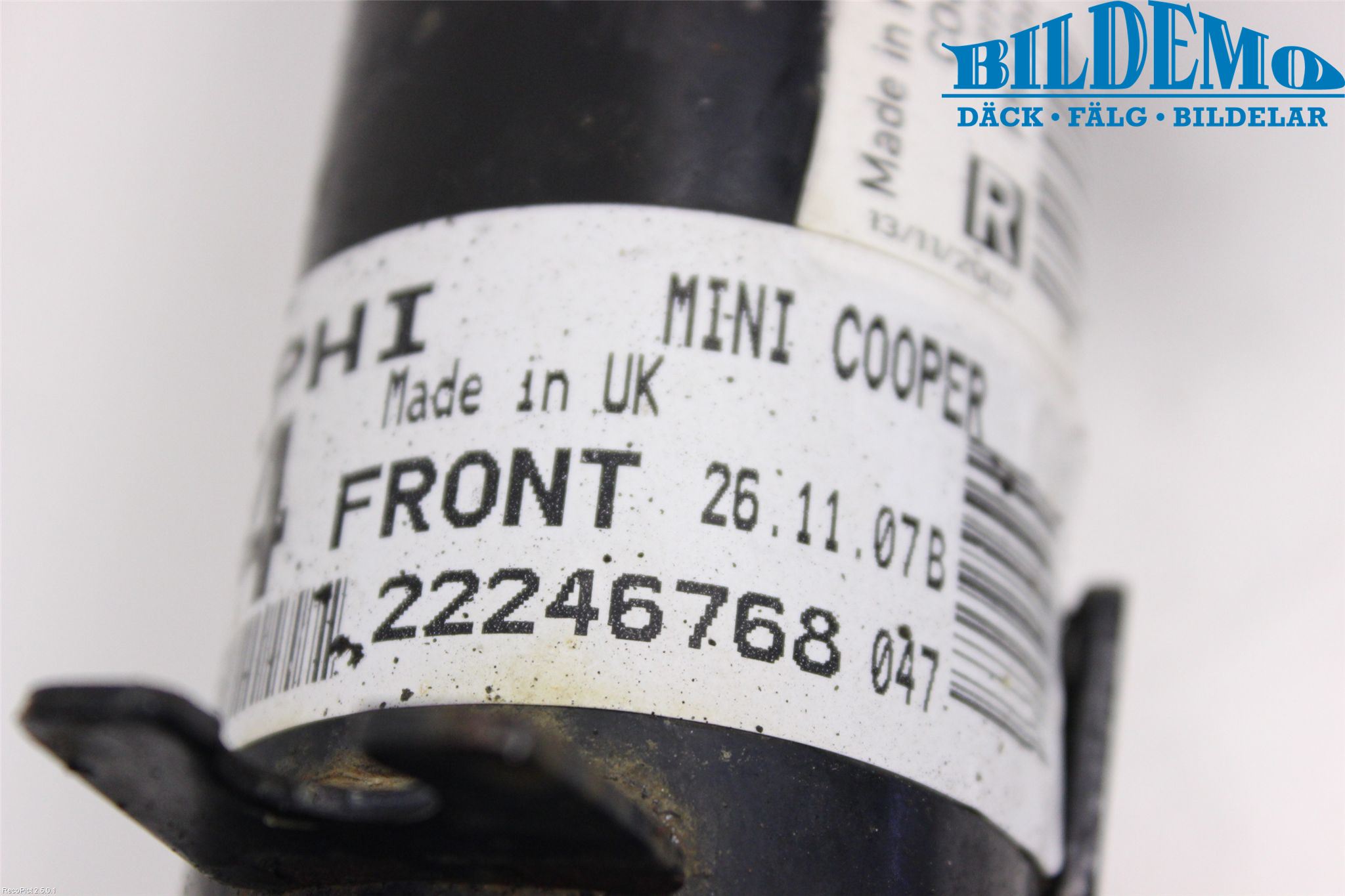 Mini COUPE R56 05-14 Fjäderben Fram Höger