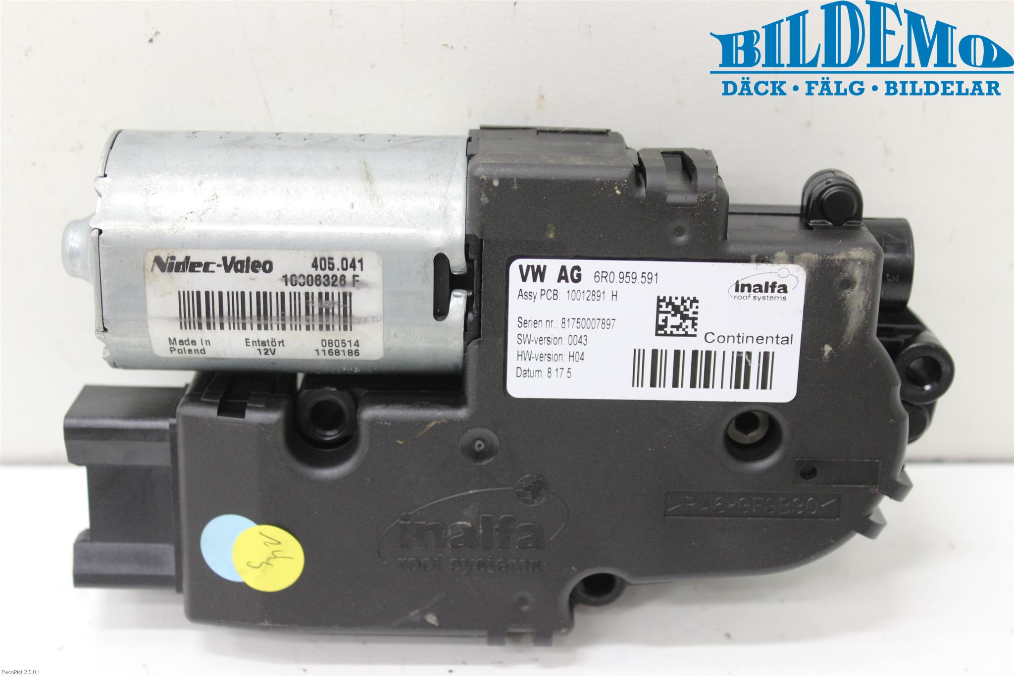 Volkswagen VW PASSAT CC 08-16 Taklucksmotor