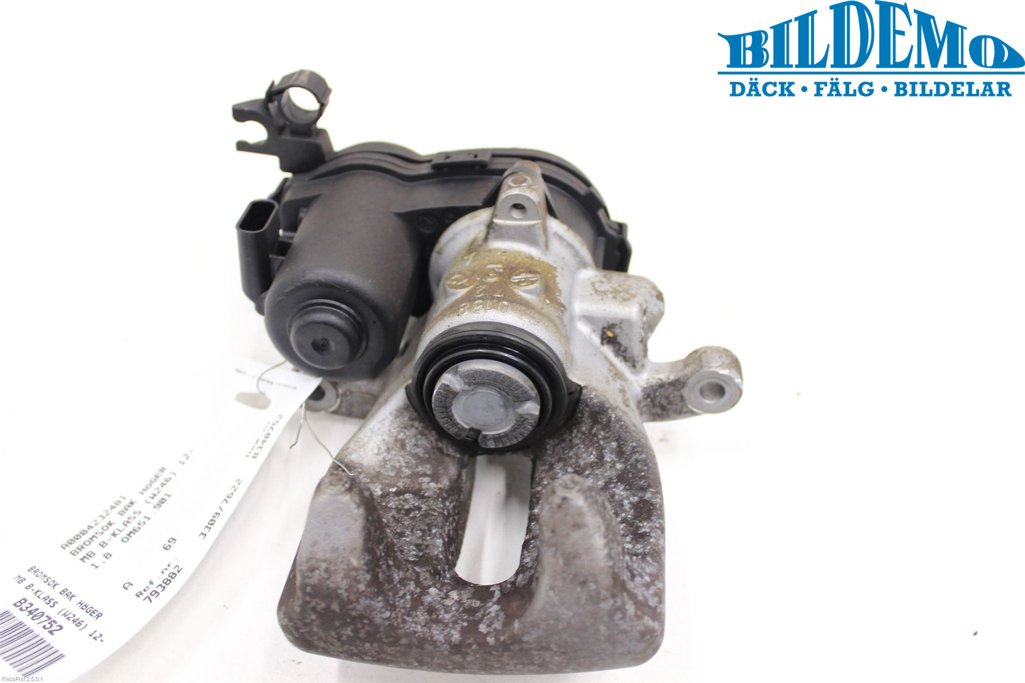 Mercedes-Benz MB B-KLASS (W246/W242) 12-19 Bromsok Bak Höger