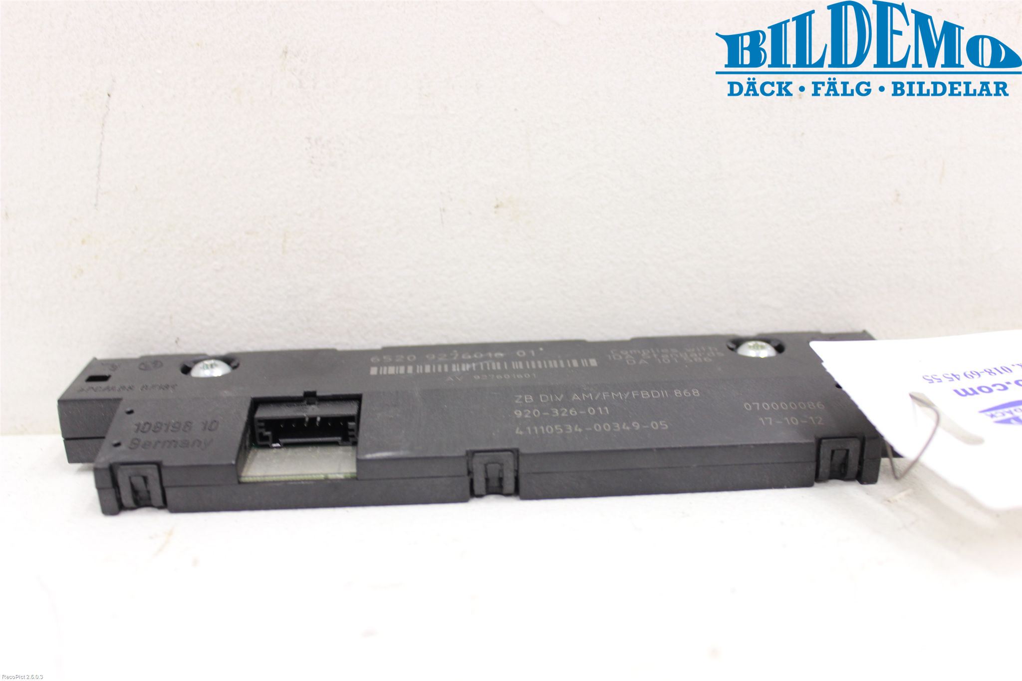 BMW 5 F10/F11/F18 09-17 Antennförstärkare