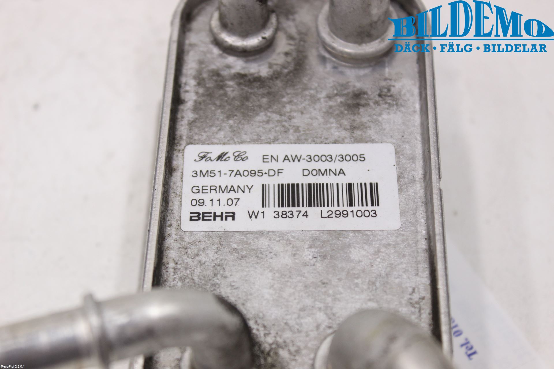 Volvo S40 08-12 Oljekylare Automat