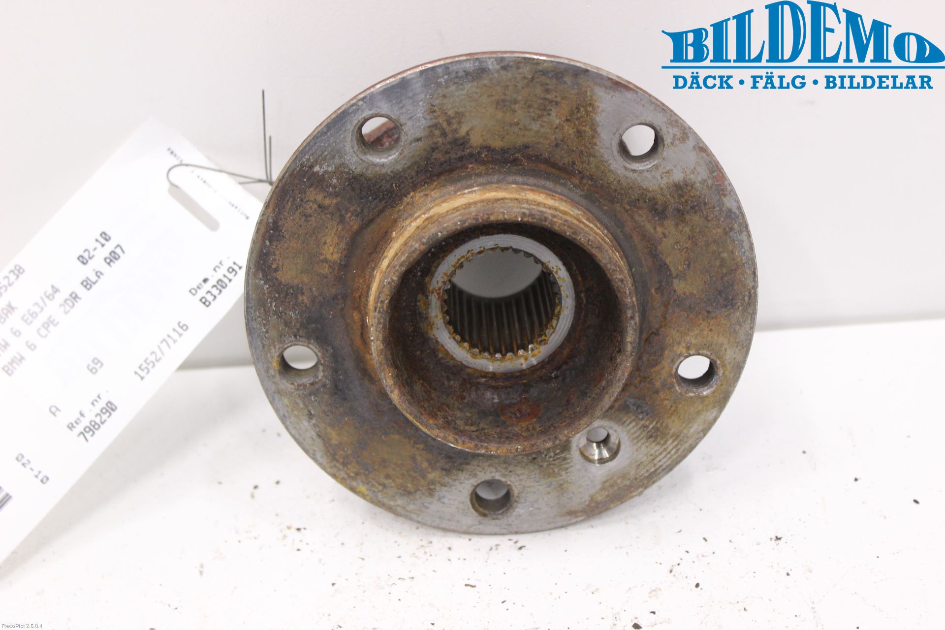 BMW 6 E63/64    02-10 Nav Bak