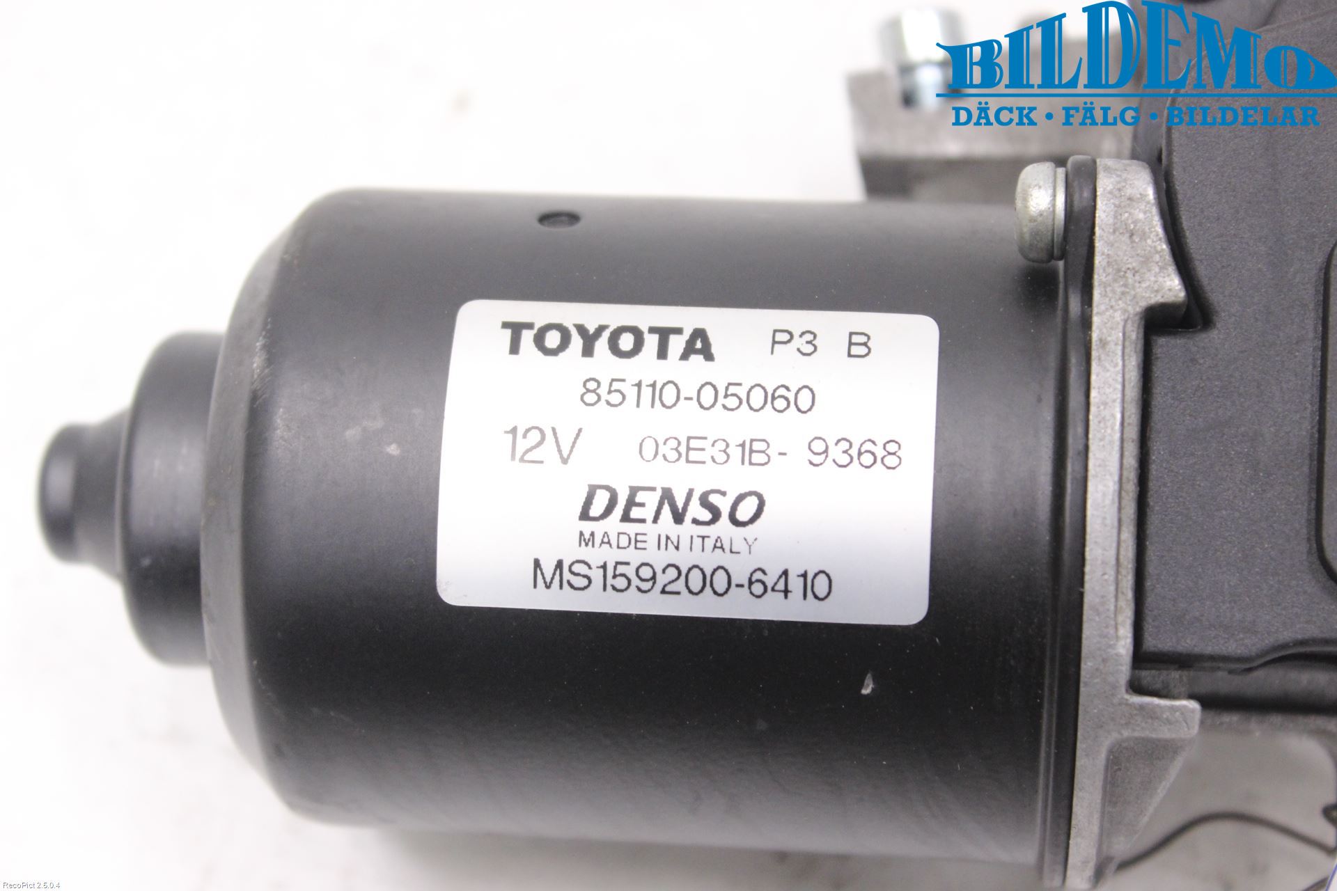 Toyota AVENSIS 03-06 Torkarmotor Vindruta