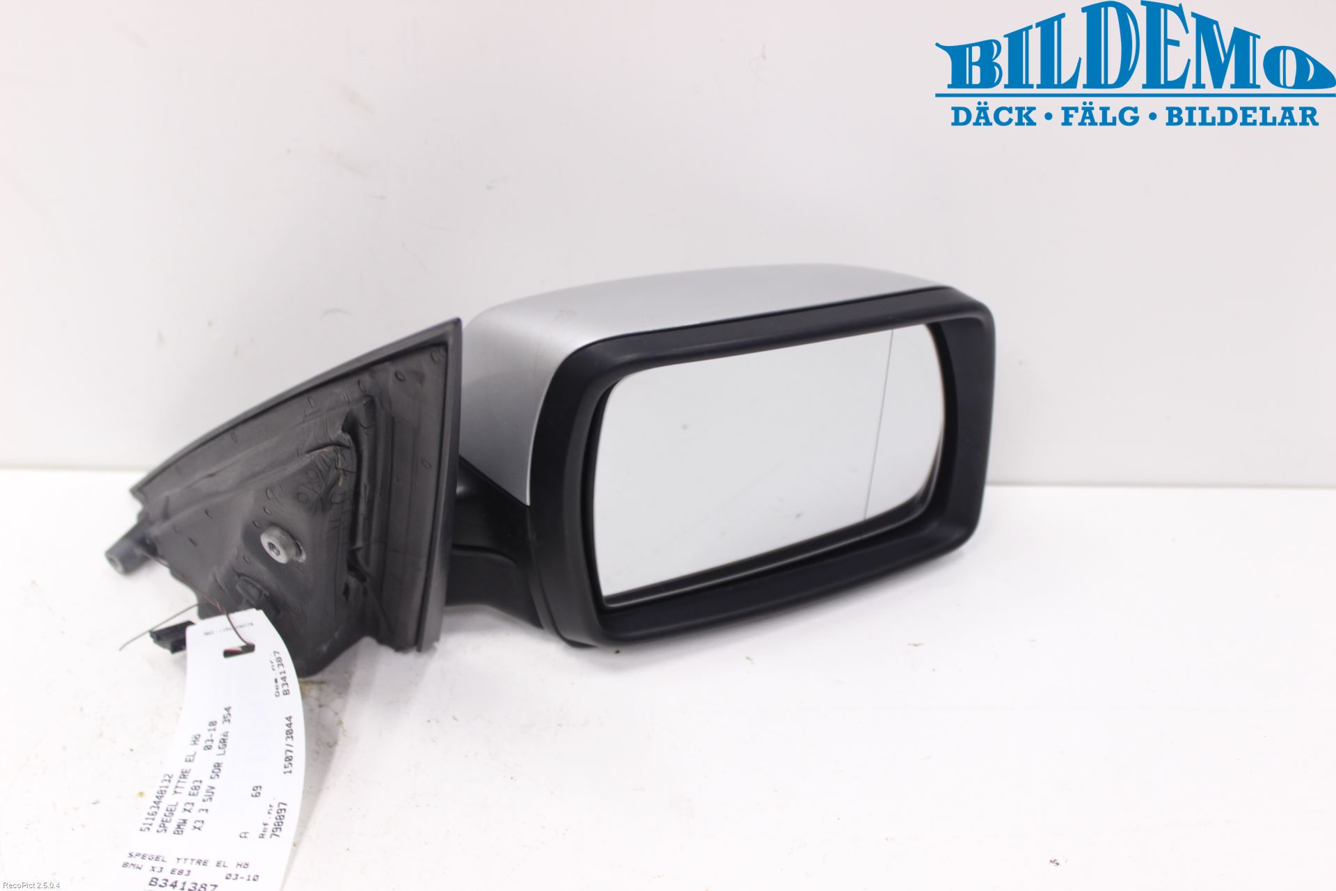 BMW X3 E83     03-10 Spegel Yttre El Hö