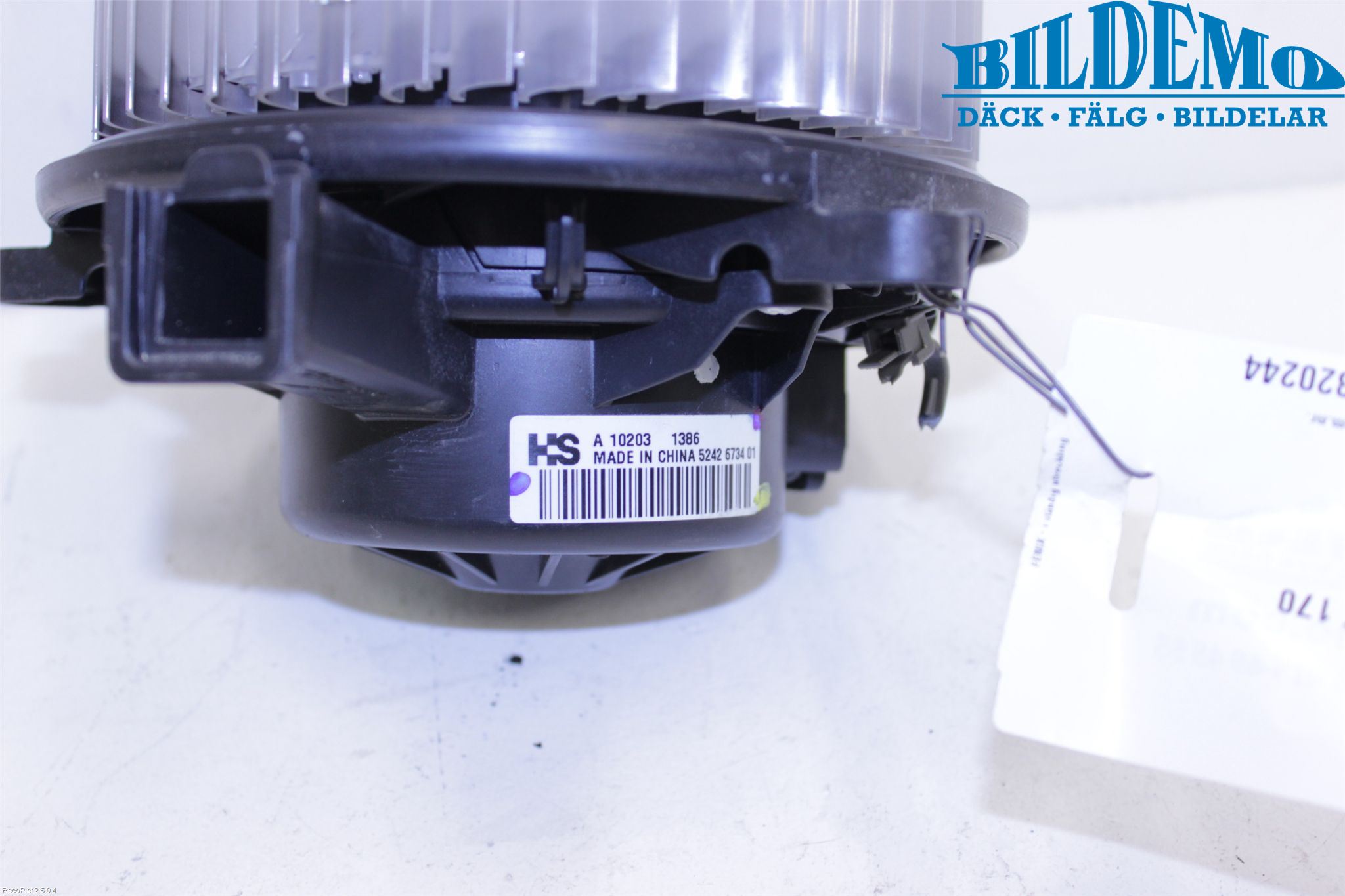 Saab 9-5 10-12 Värmefläkt