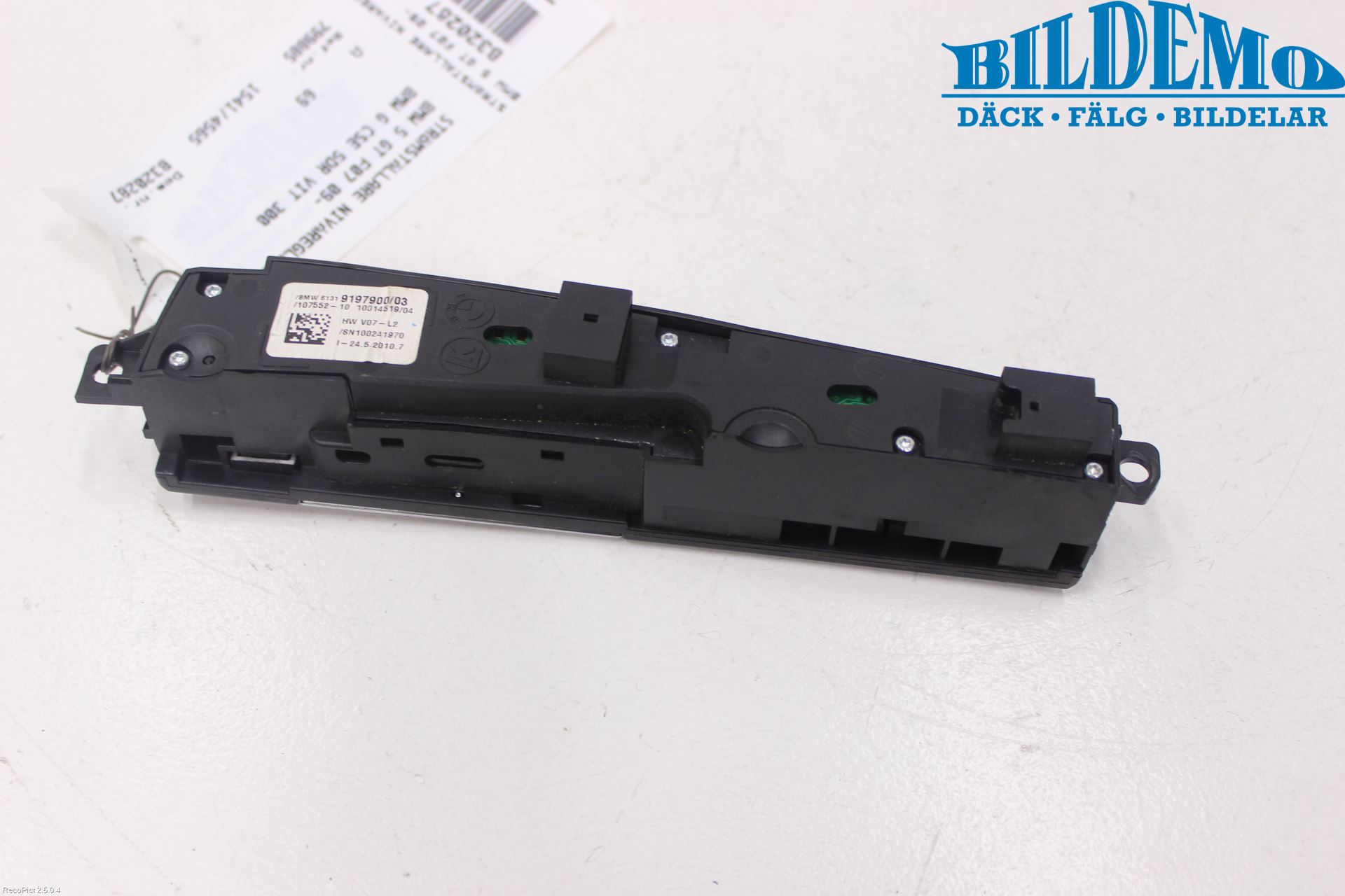 BMW 5 GT F07 09-17 Strömställare Nivåreglering