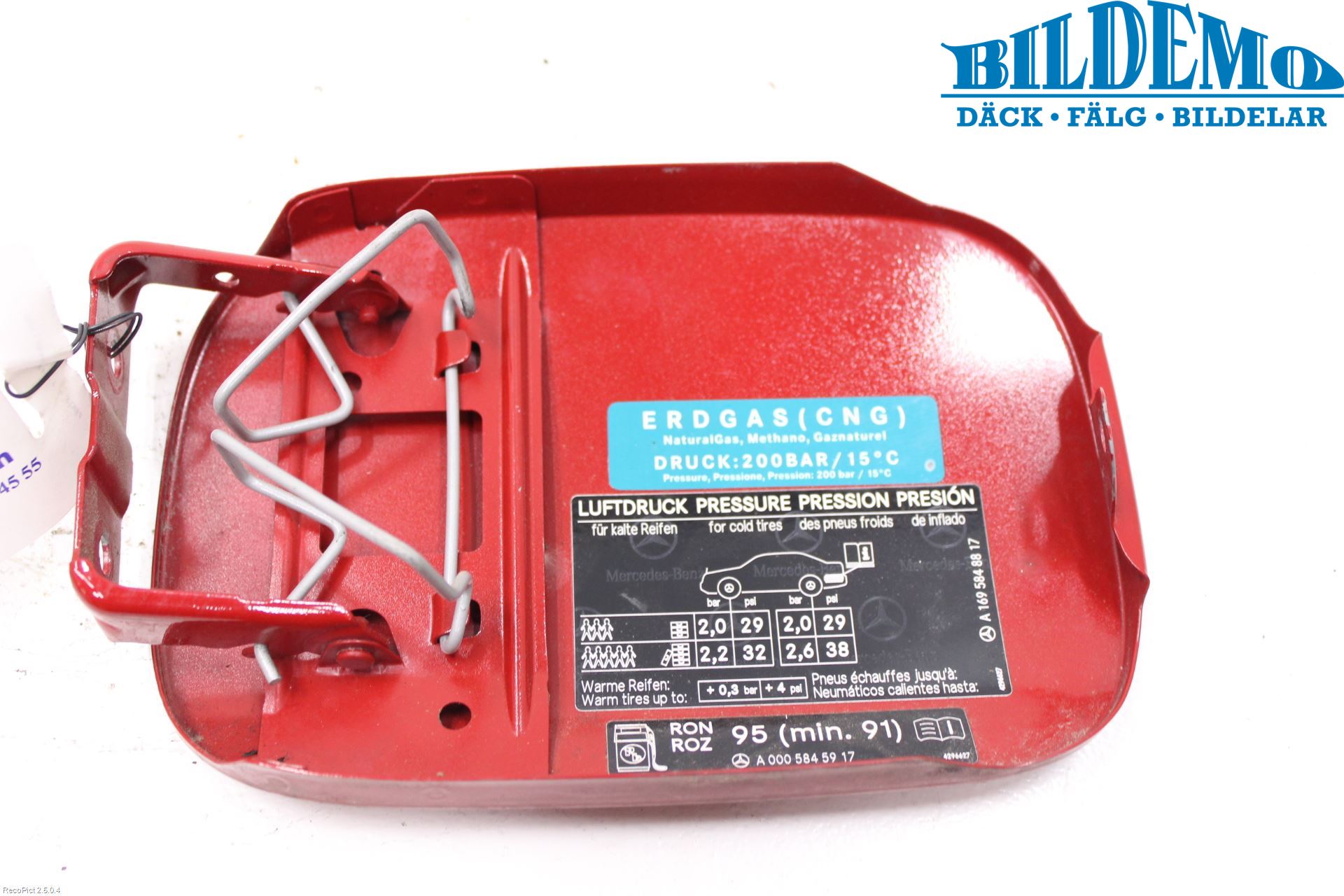 Mercedes-Benz MB B-KLASS (W245) 05-12 Tanklucka