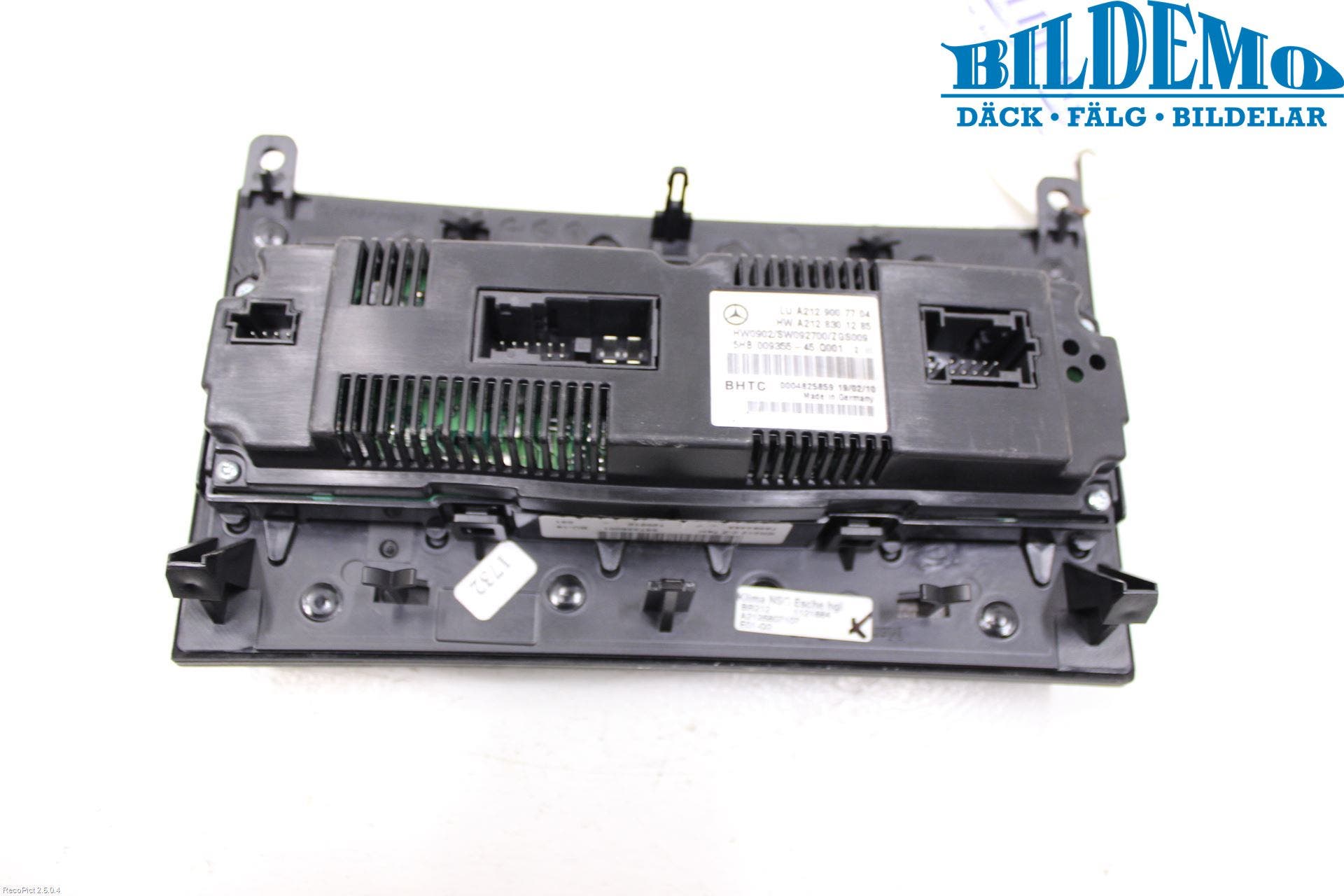 Mercedes-Benz MB E-KLASS (W212) 09-16 Ac Styrenhet Ac Manöveren