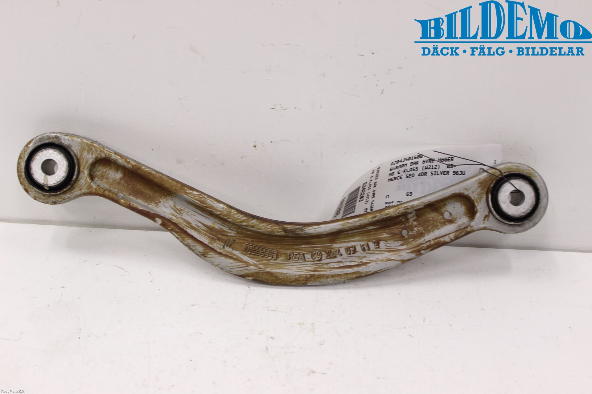 Mercedes-Benz MB E-KLASS (W212) 09-16 Bärarm Bak Övre Höger