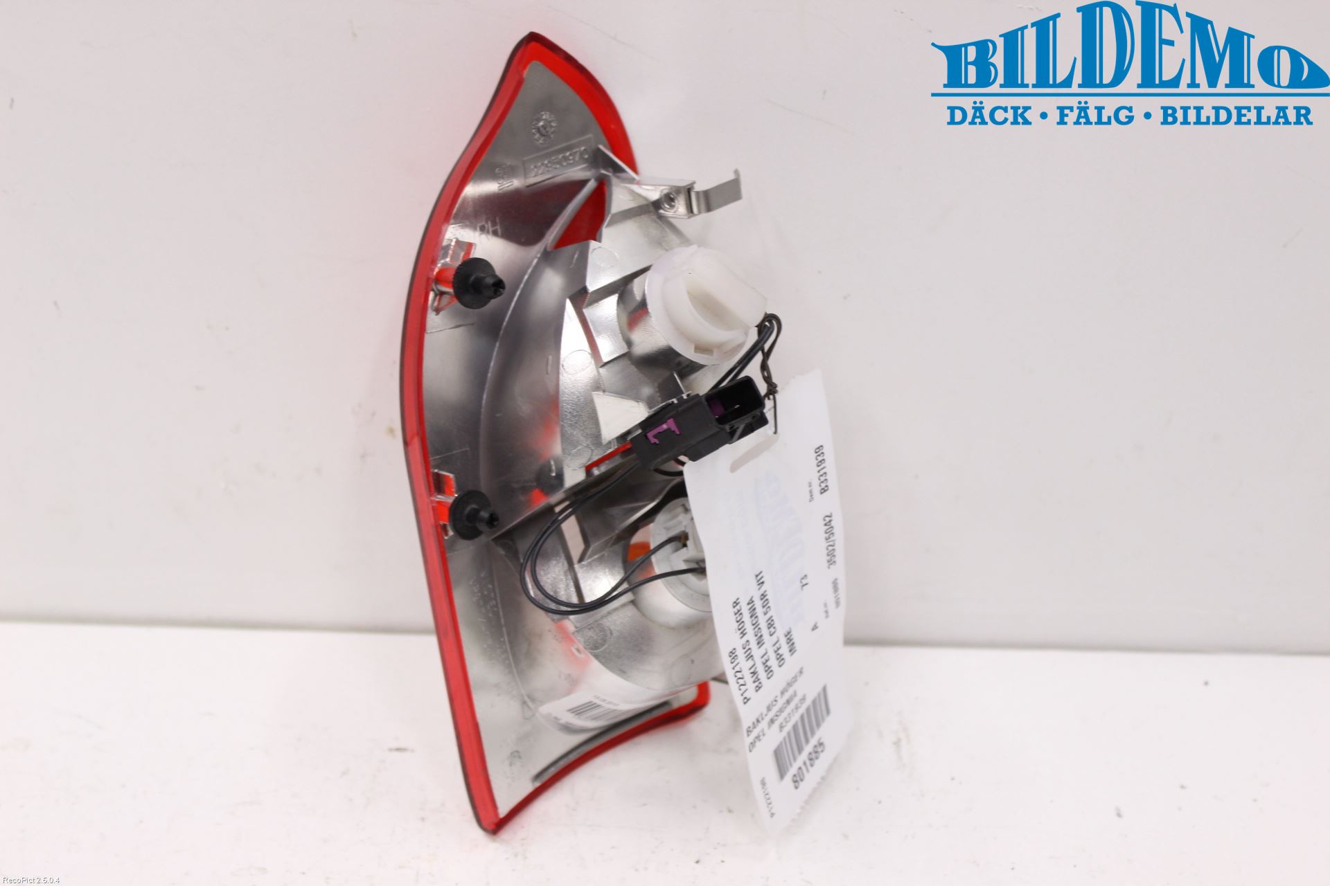 Opel INSIGNIA 09-16 Bakljus Höger