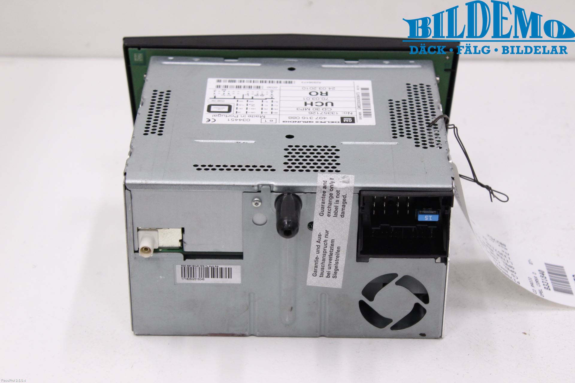 Opel CORSA D 07-14 Cd Radio - Multimediapanel