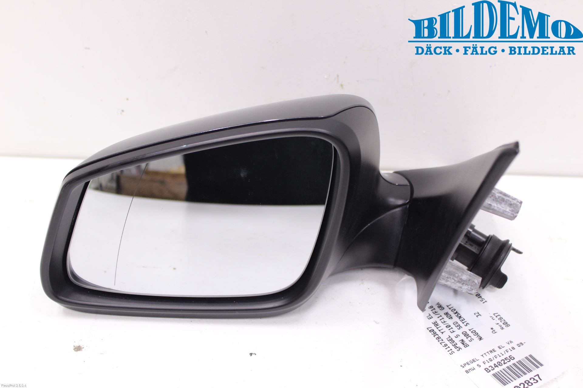 BMW 5 F10/F11/F18 09-17 Spegel Yttre El Vä